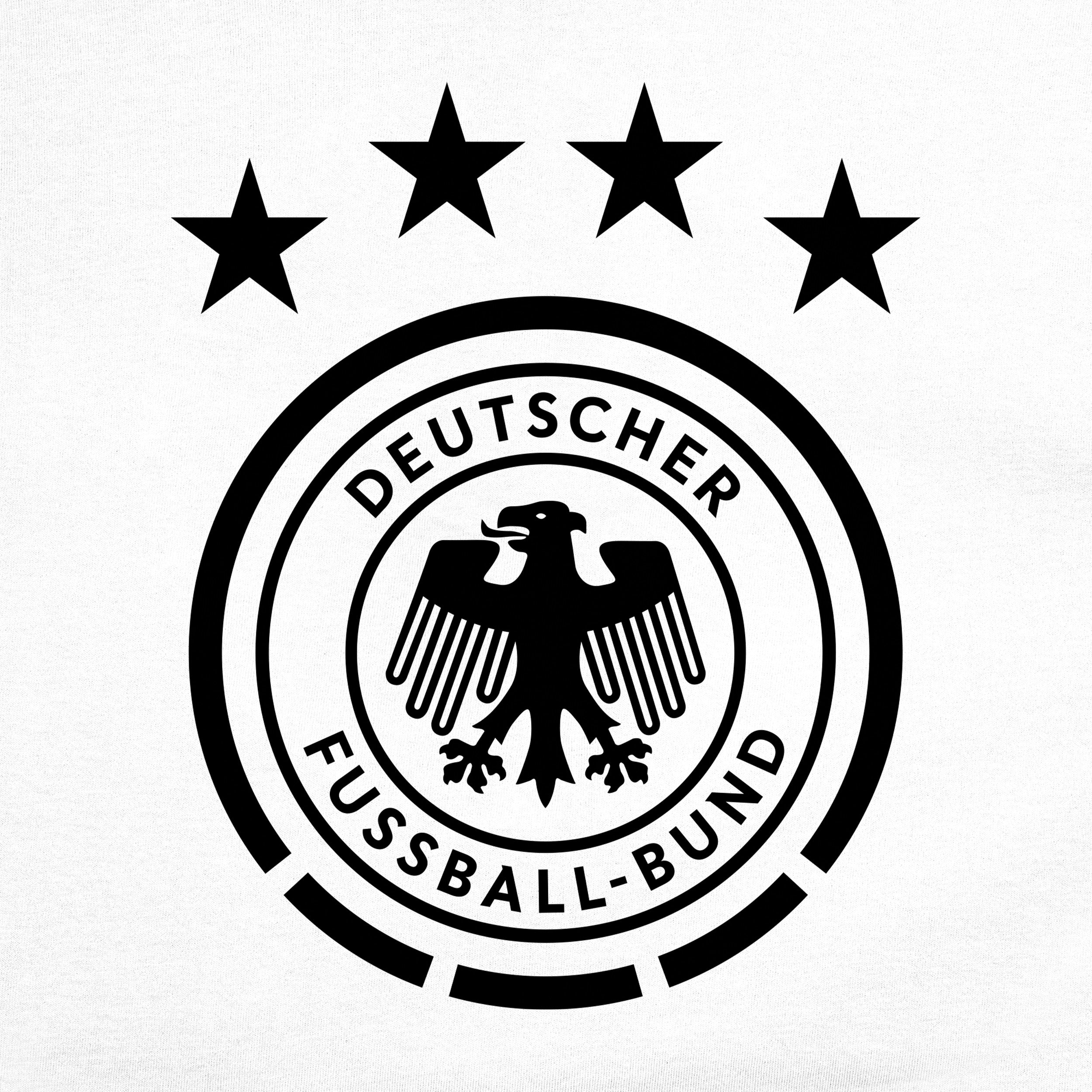 German Football Association White T-shirt Detail 1