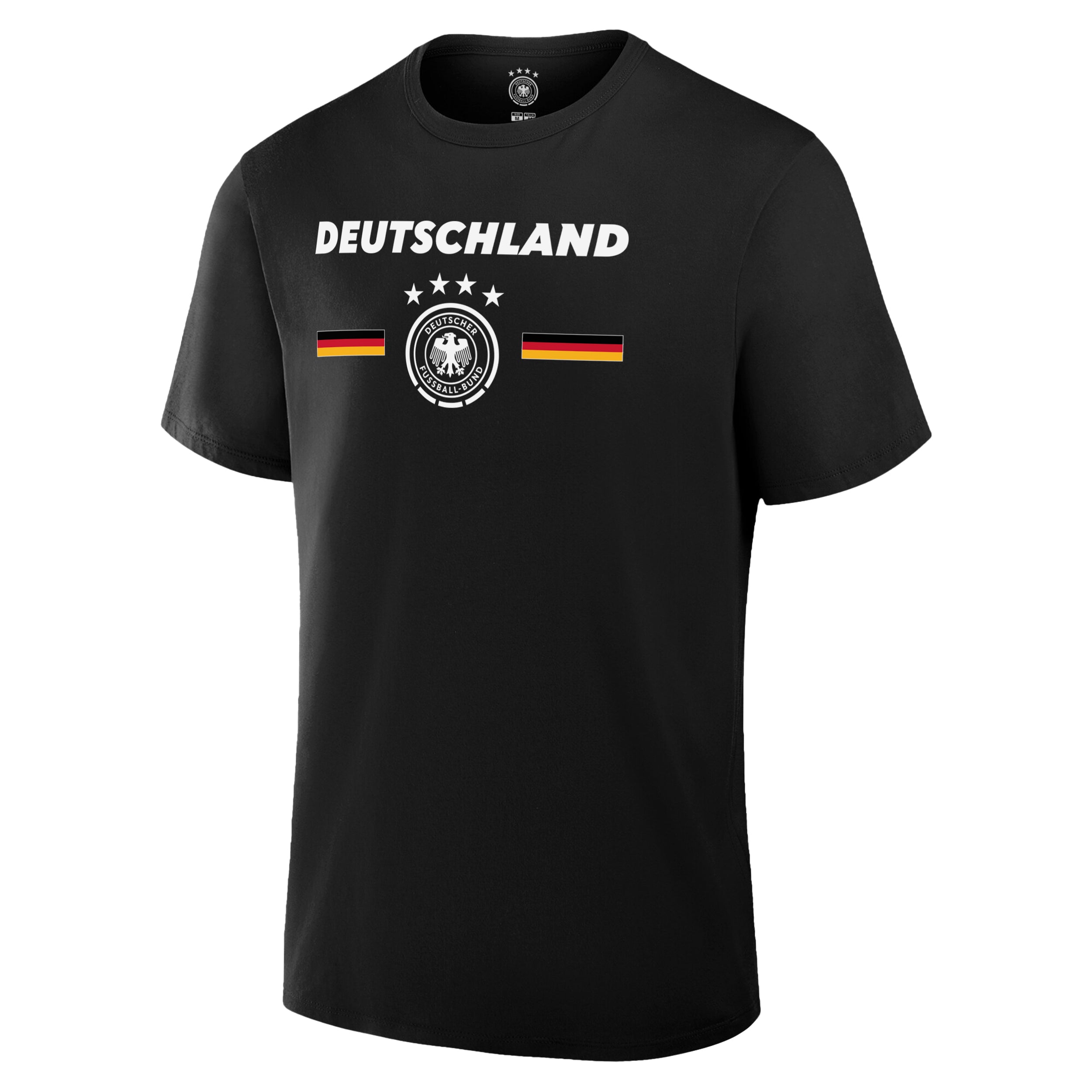 German Football Association Black T-shirt Front