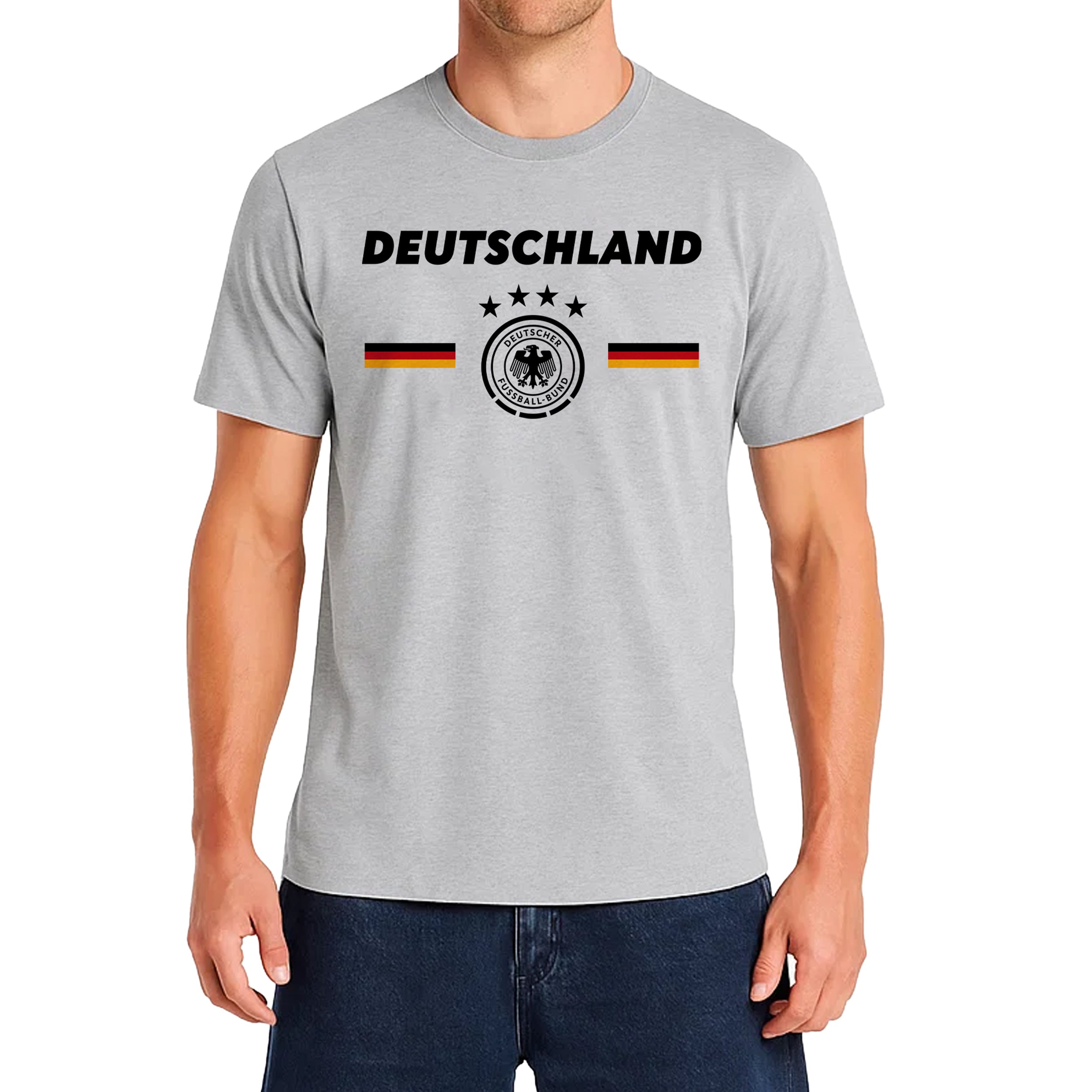 German Football Association Charcoal T-shirt Model