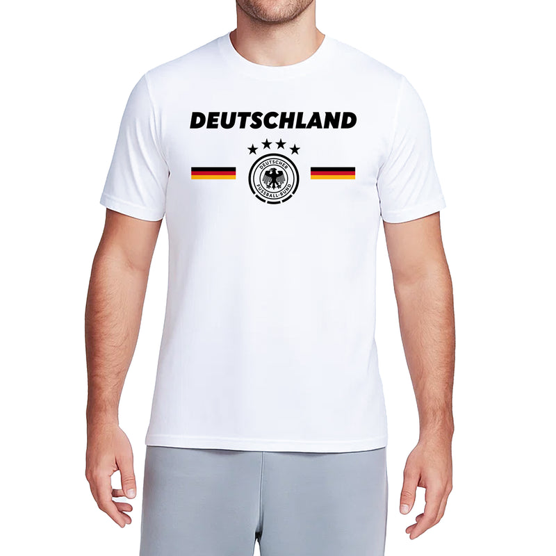 German Football Association White T-shirt Model