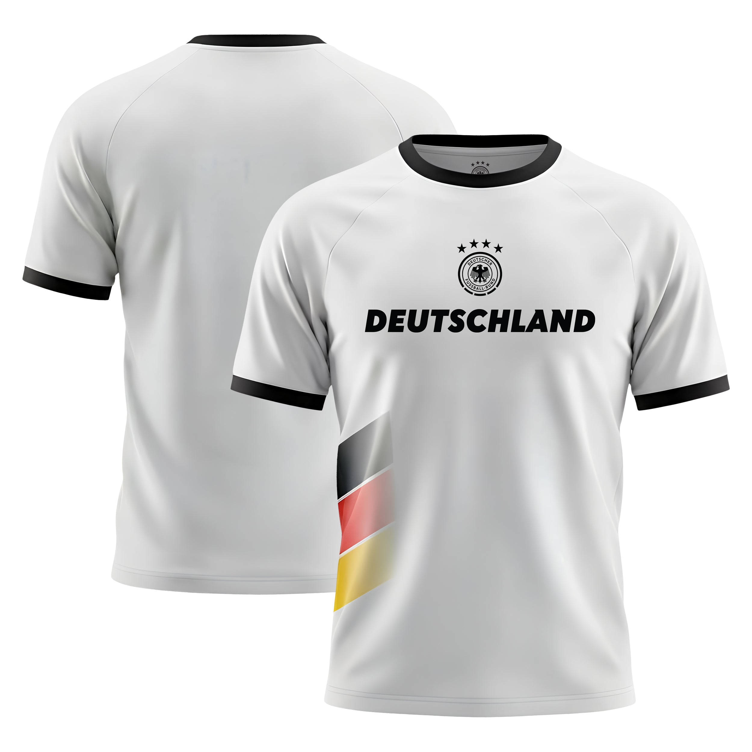 Germany White Jersey Front Back