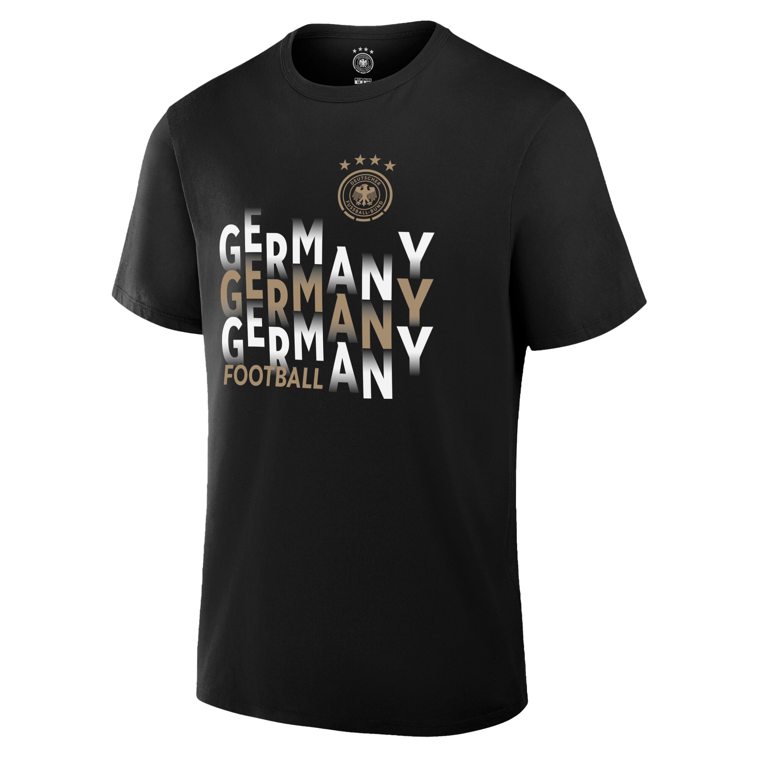 German Football Association Black T-shirt Front