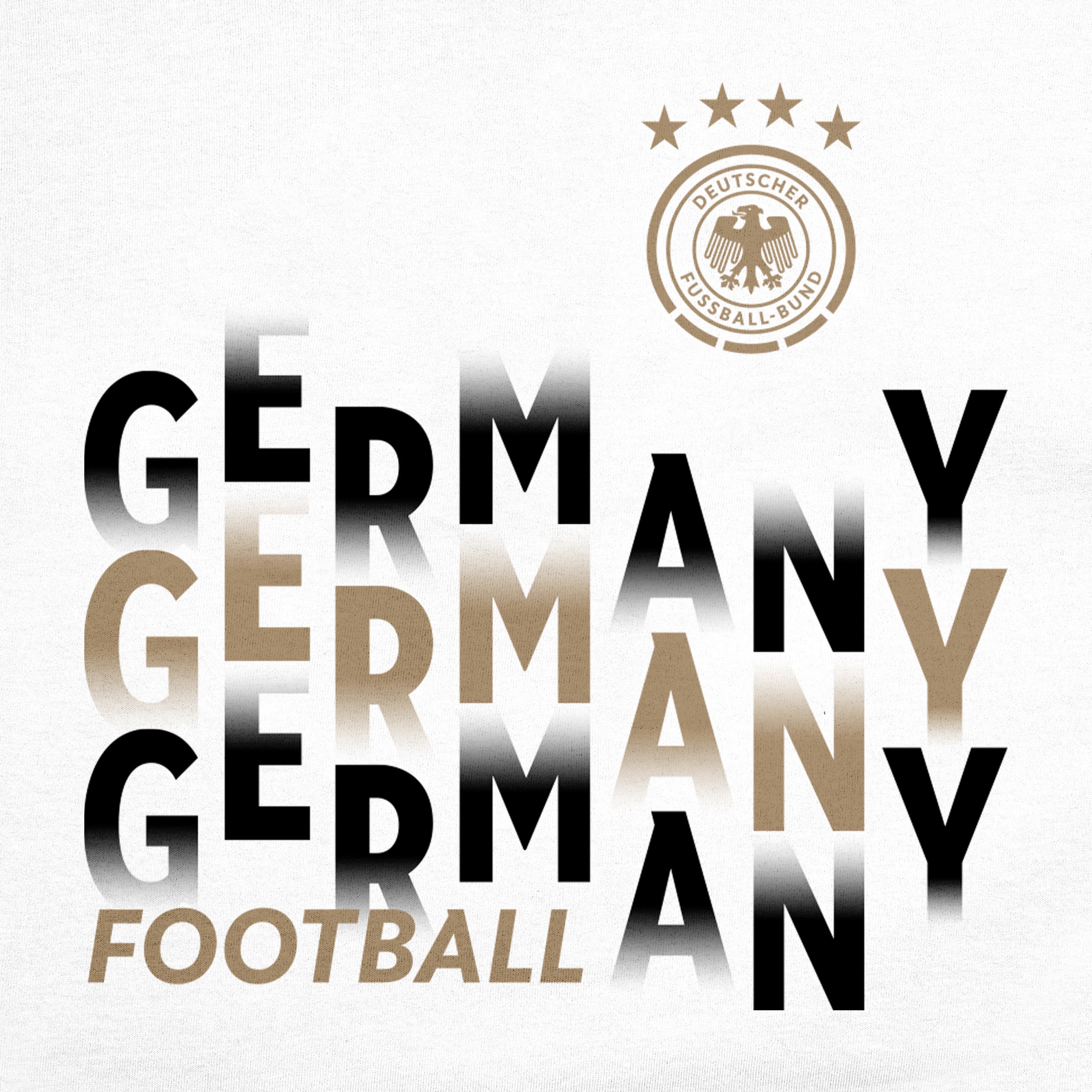 German Football Association White T-shirt Detail 1