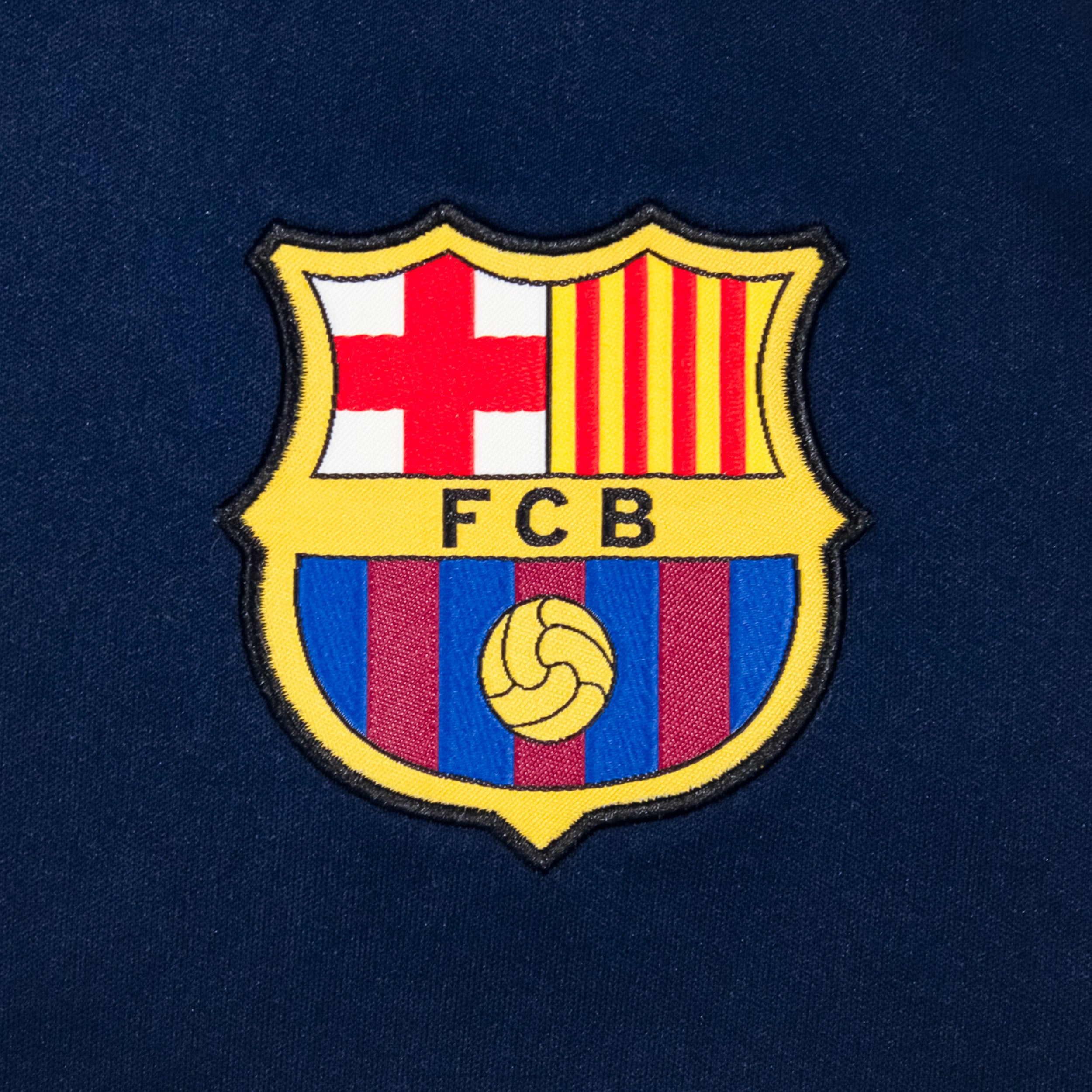Barcelona Navy Shirt Detail 1