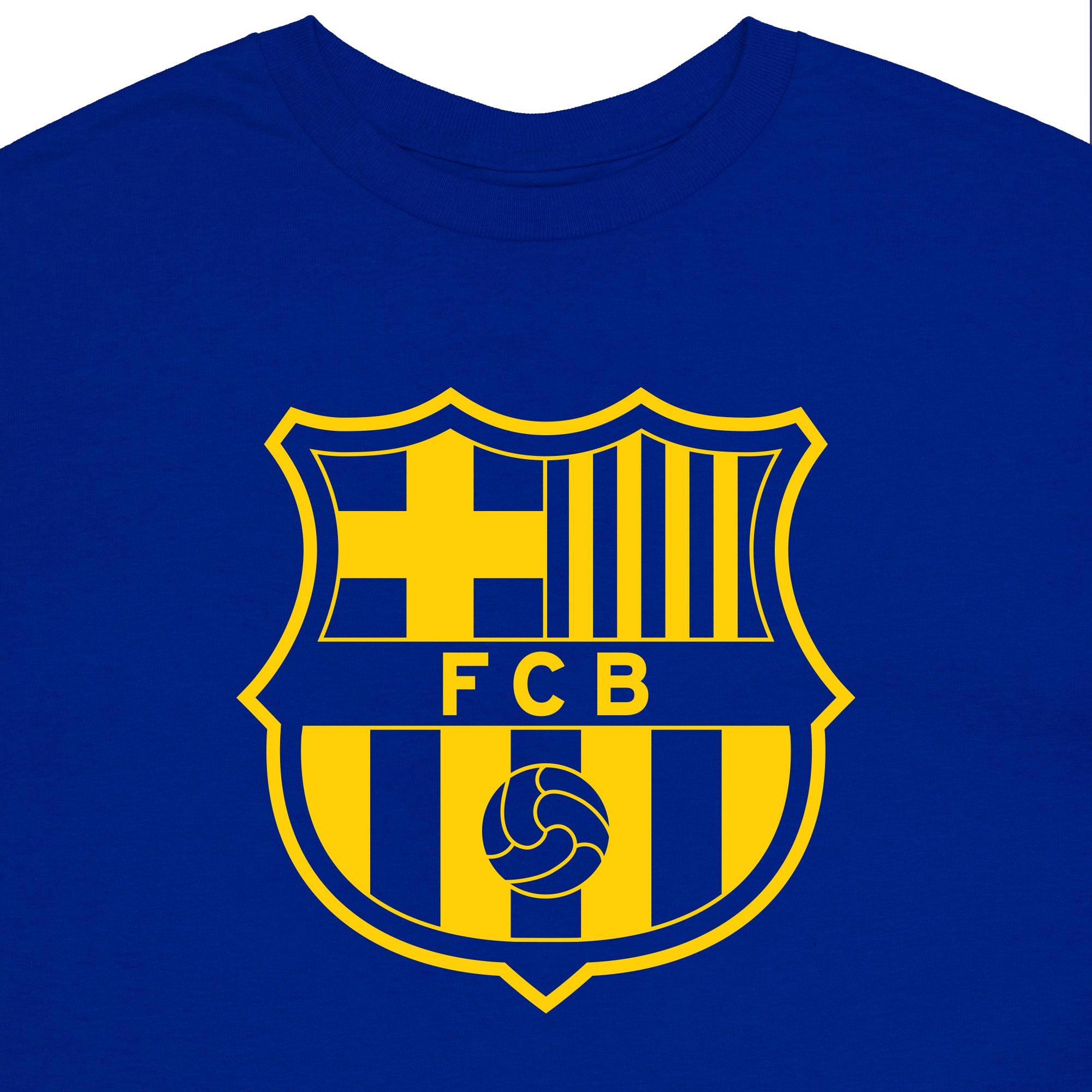 Blue Barcelona Shirt Detail 1