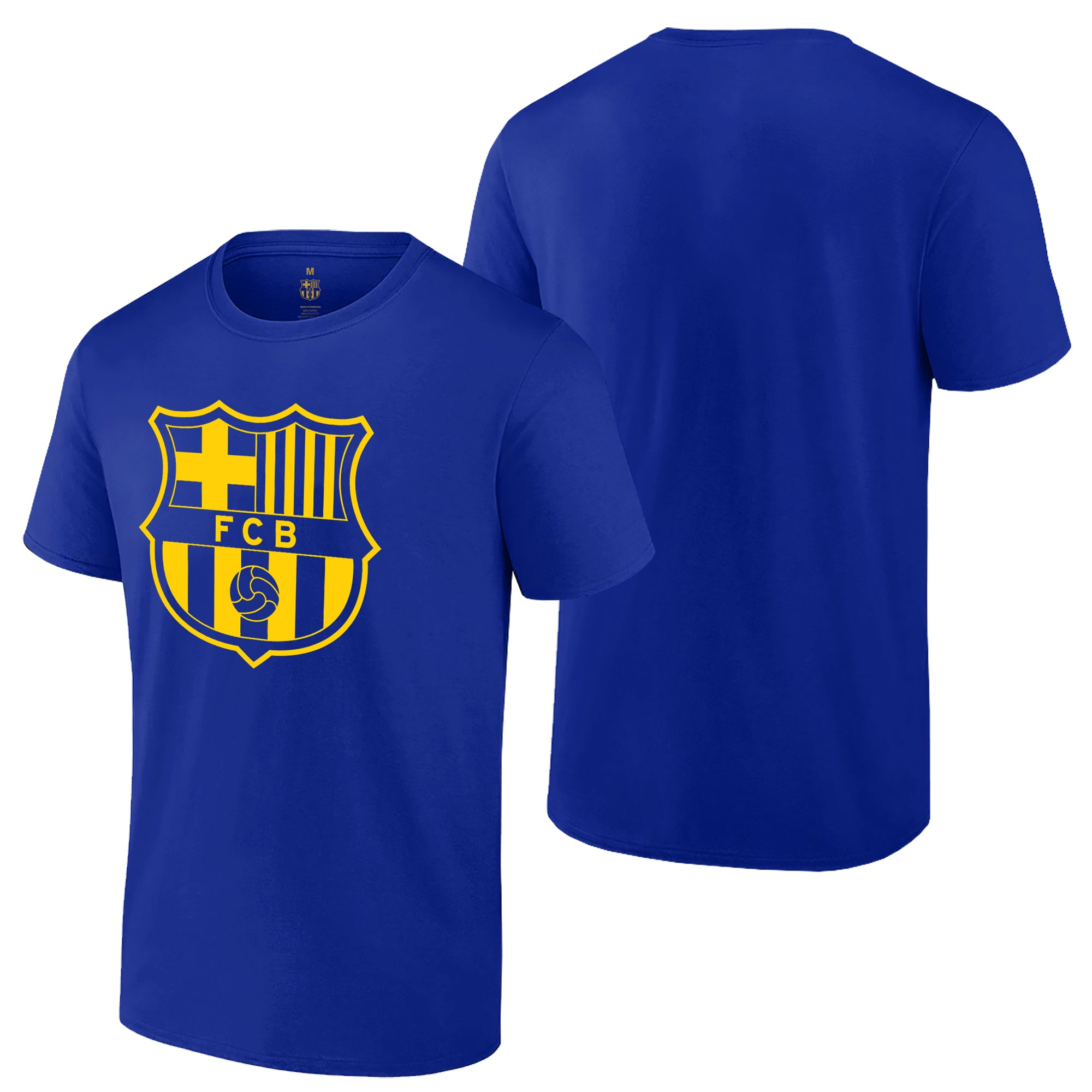 Blue Barcelona Shirt Front Back