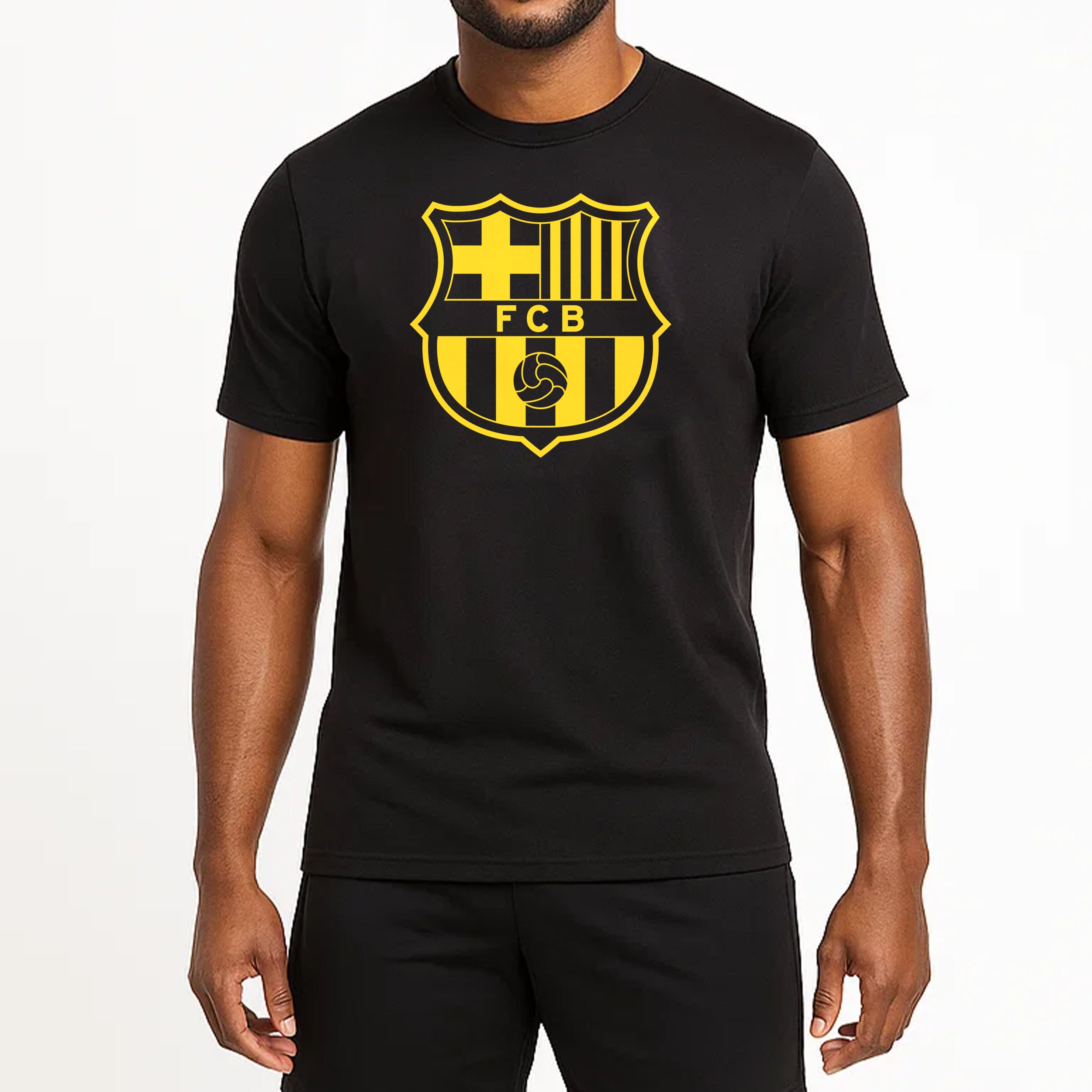 Black Barcelona Shirt Model