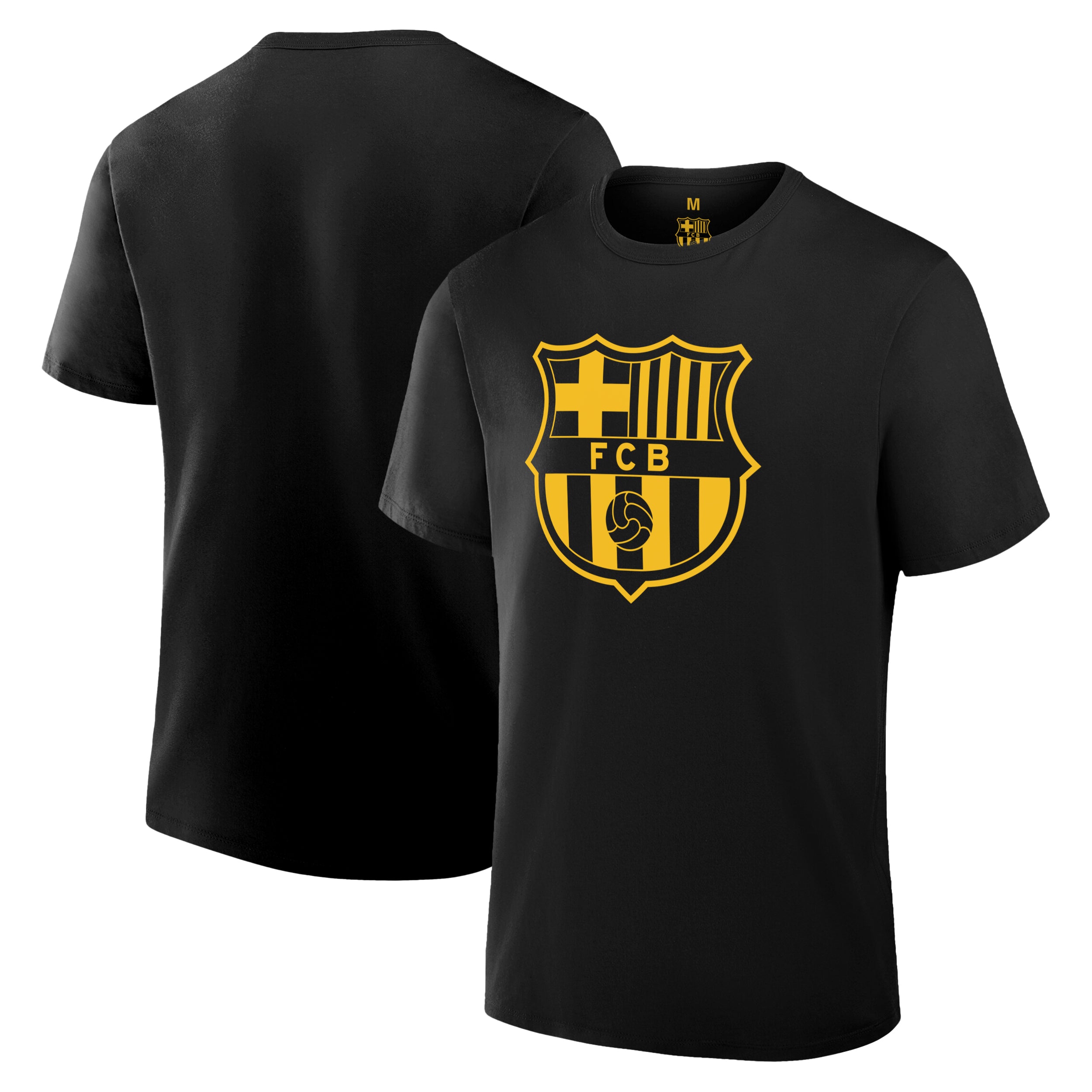 Black Barcelona Shirt Front Back