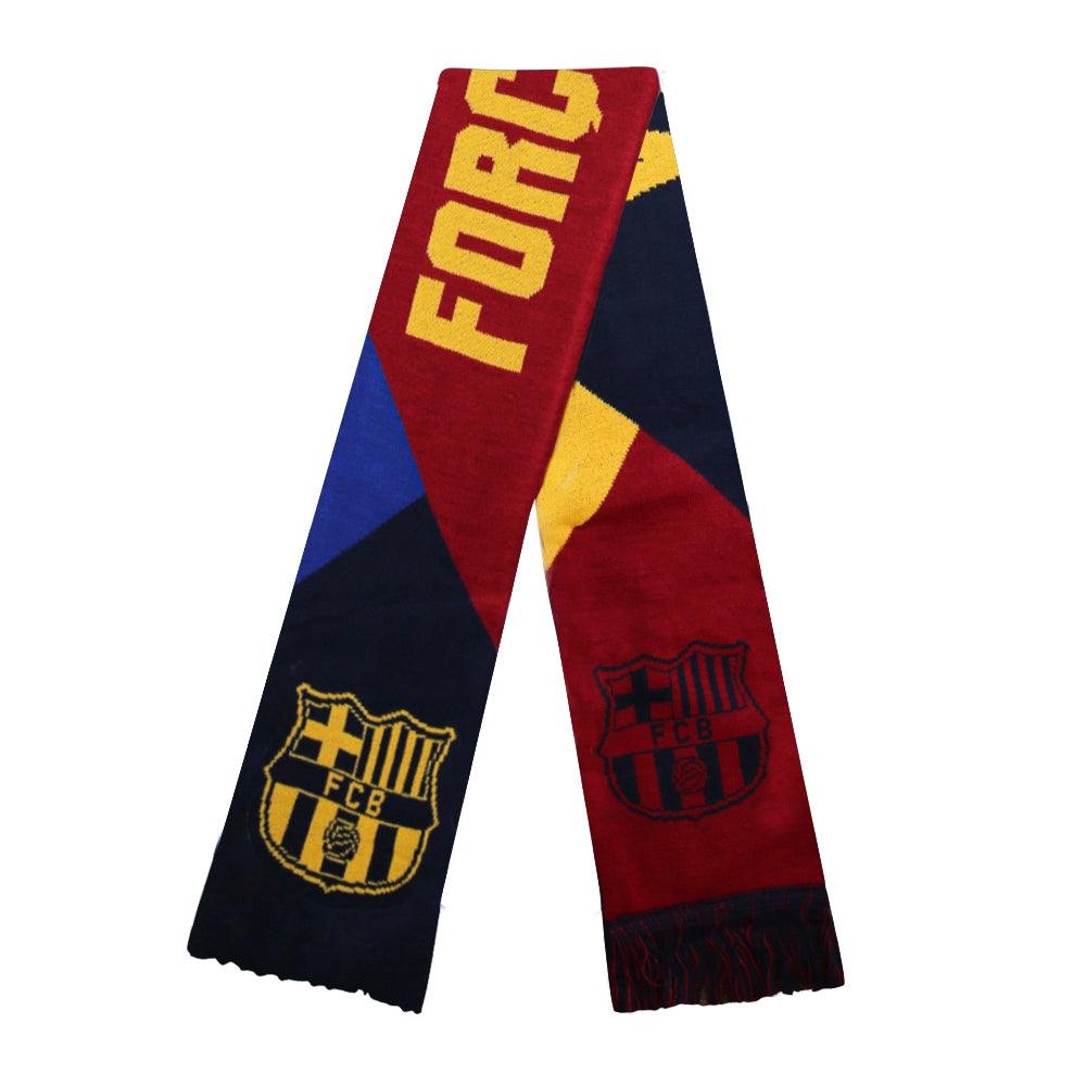 2024 Icon Sports Officially Licensed FC Barcelona Ultimate Fan Pack - Soccer Bag, Scarf, Jacket & Shirts Value Set