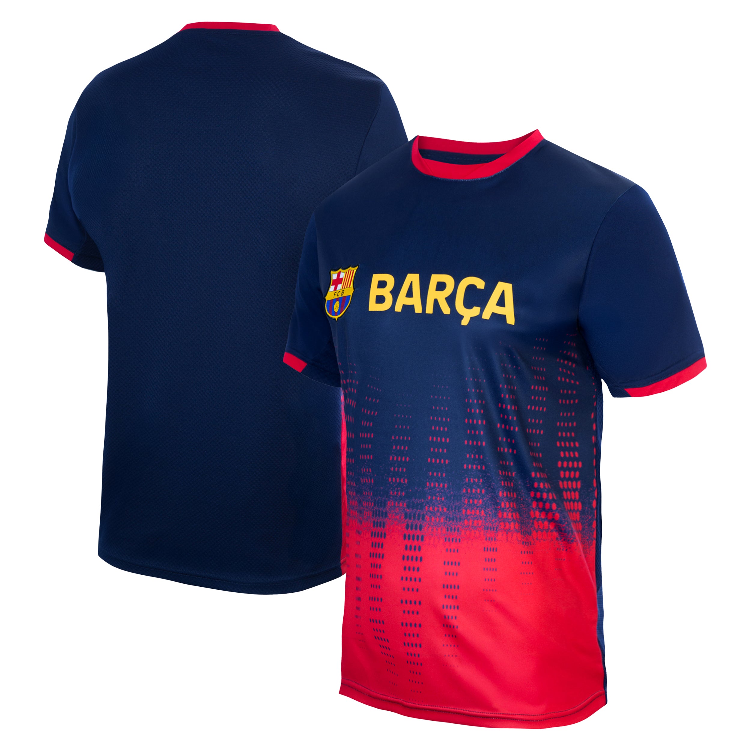Barcelona Jersey Navy Front Back