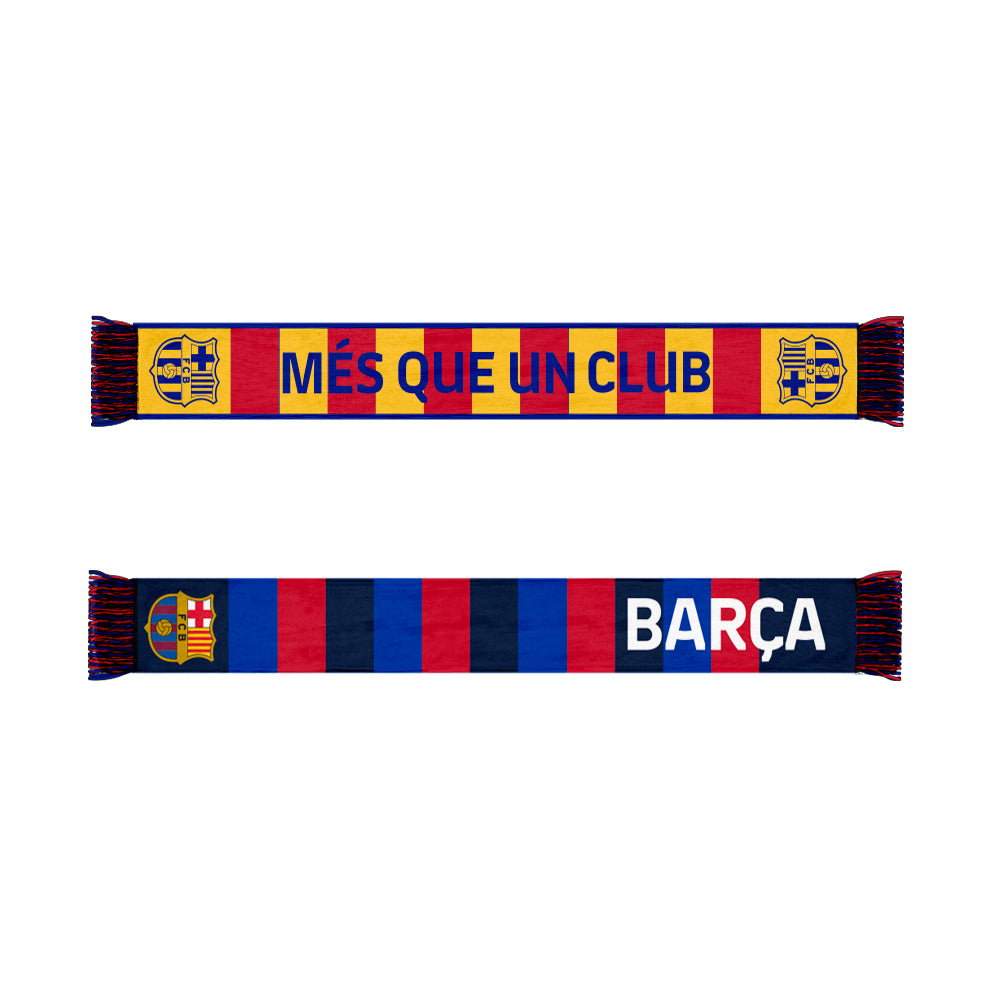 FC Barcelona Stripes Reversible Fan Scarf