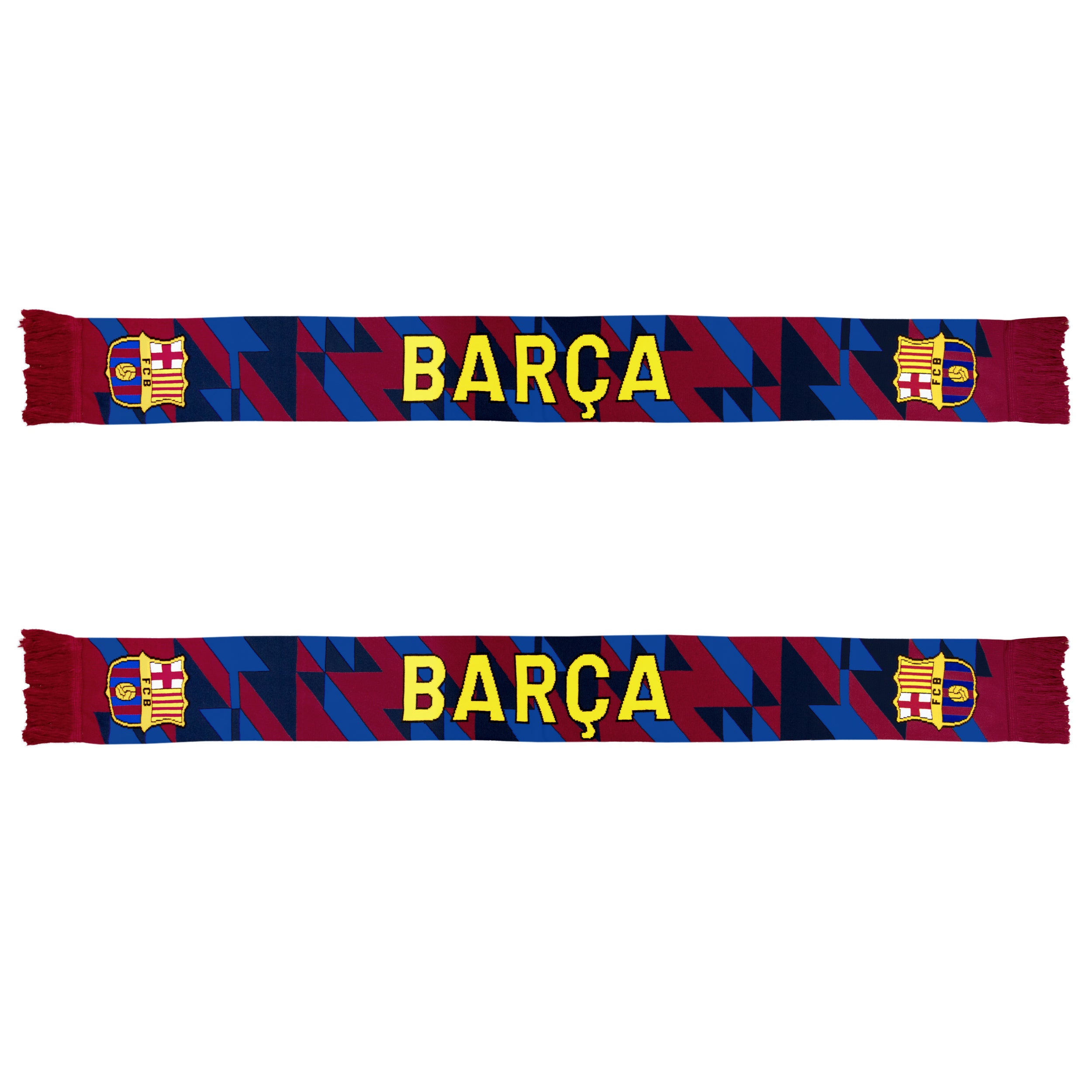 FC Barcelona Fan Gear Bundle: Scarf & Beanie Set