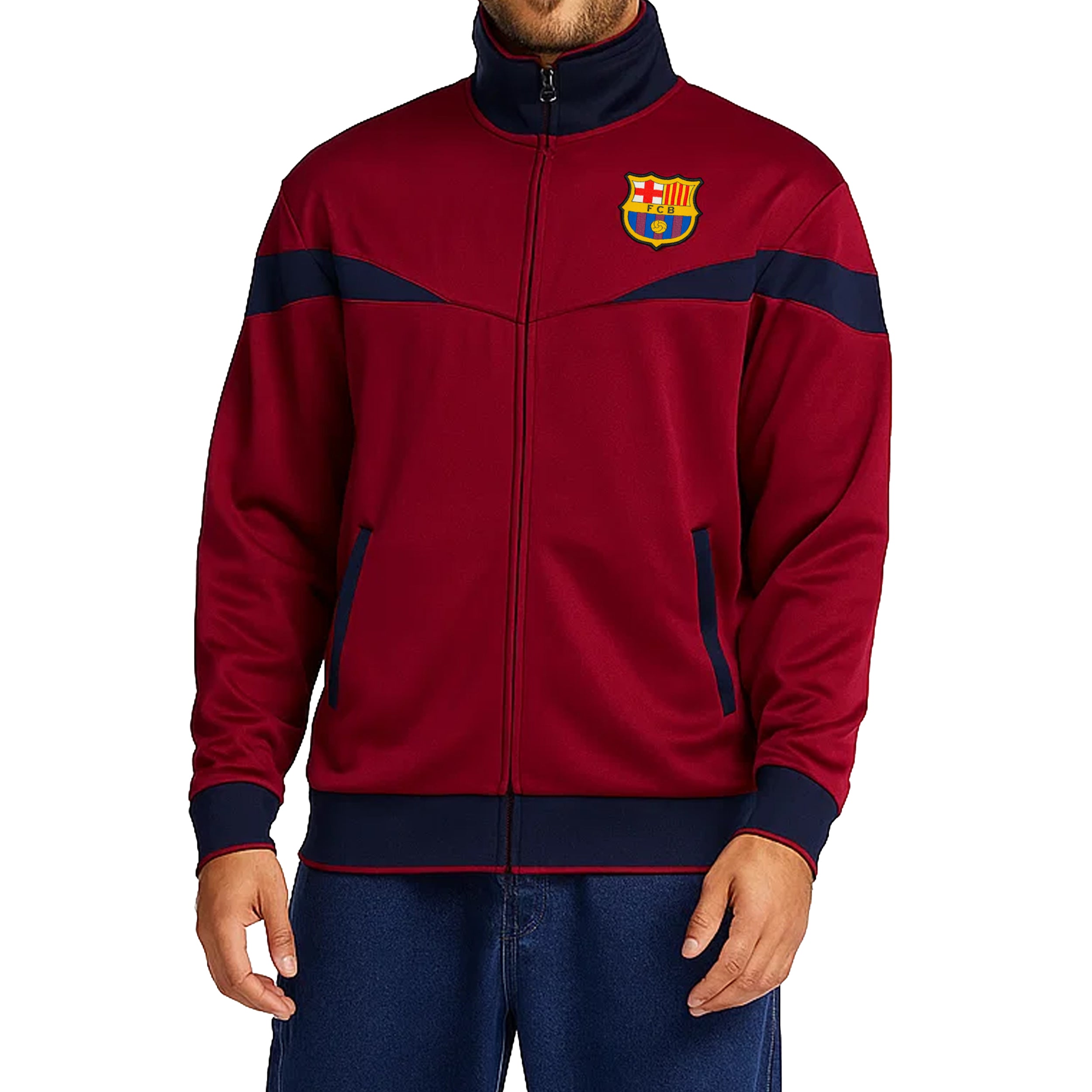 Barcelona Wine Track Jacket Model