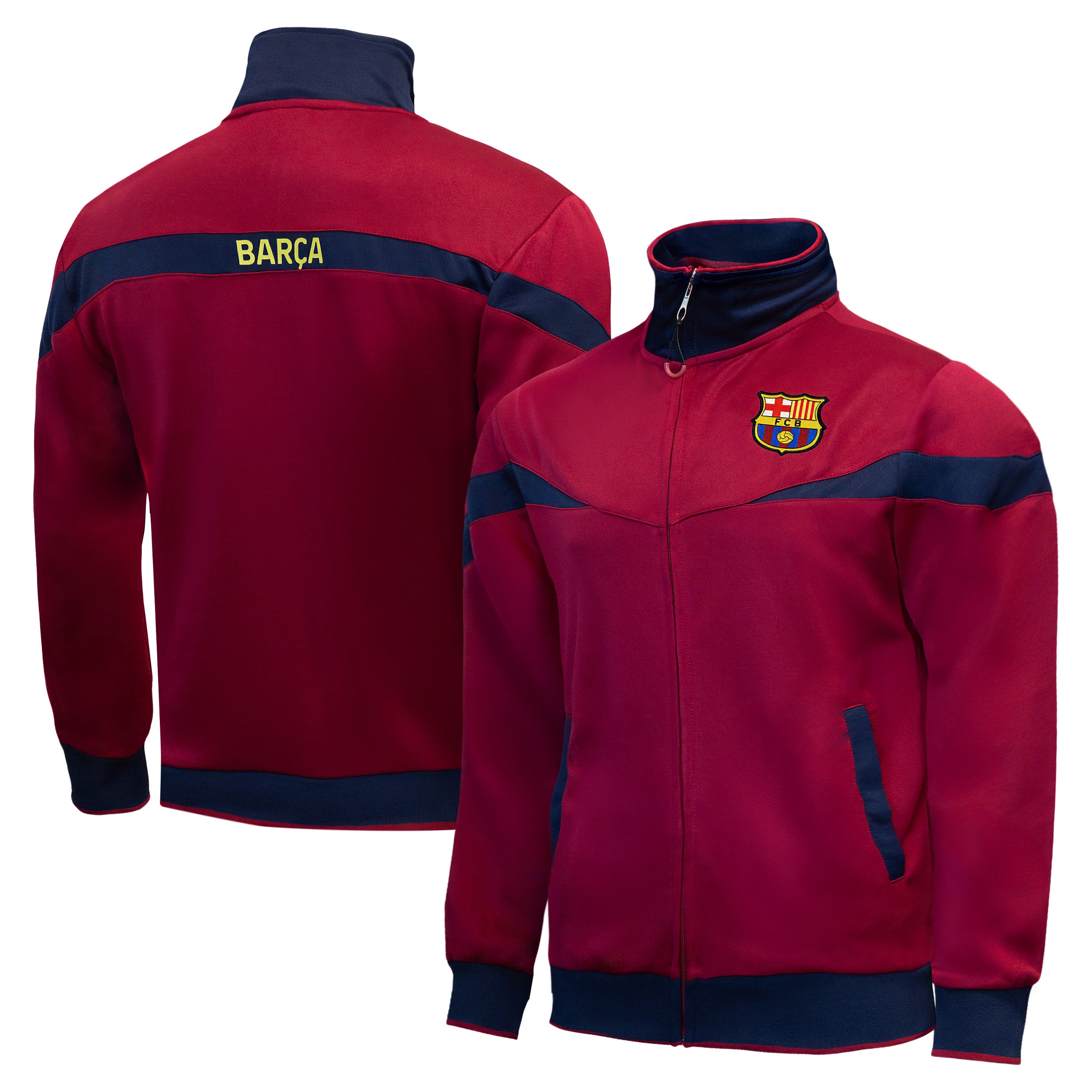 Barcelona Wine Track Jacket Front Back