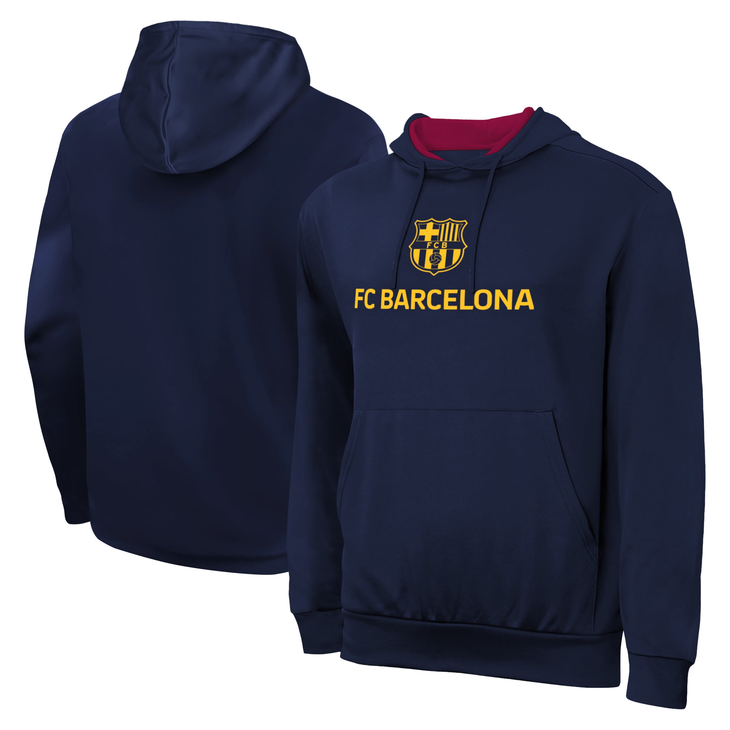 Barcelona Navy Hoodie Side 2