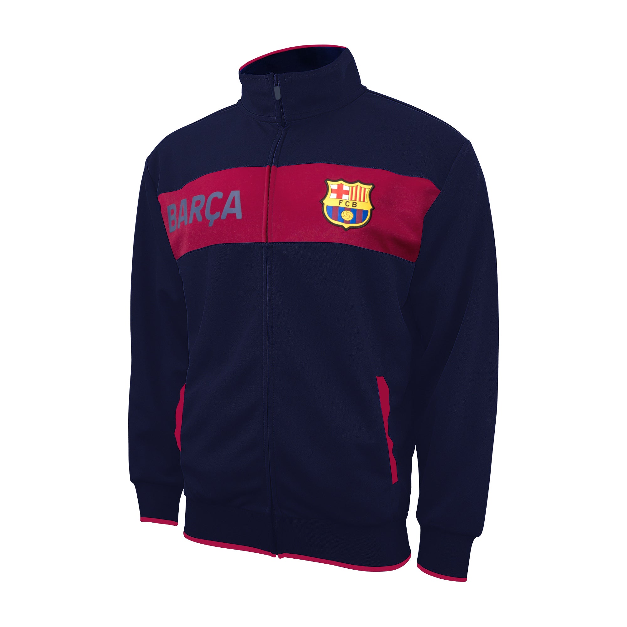 FC Barcelona Adult Centering Full-Zip Track Jacket