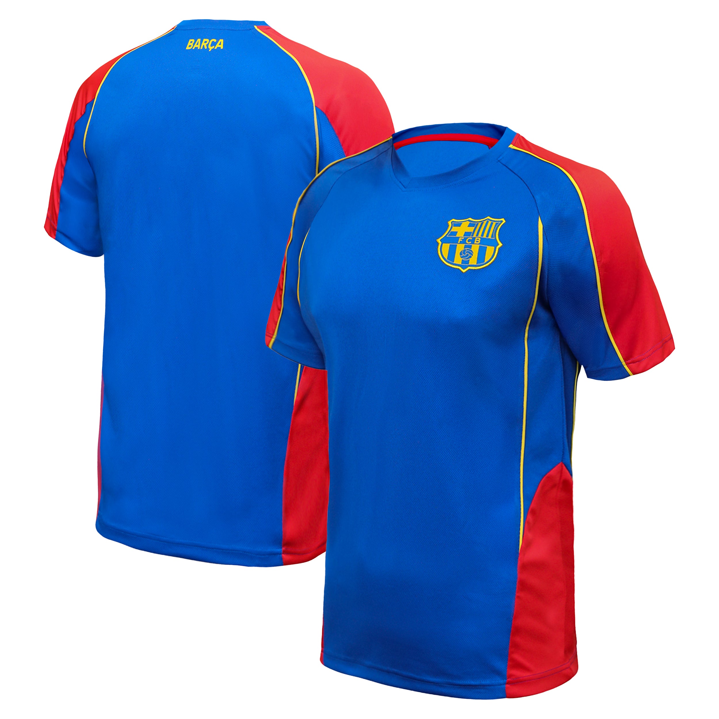 Barcelona Blue Shirt Front Back