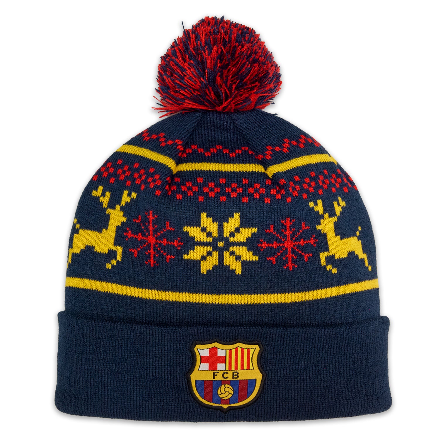 FC Barcelona Premium Soft Knit Holiday Beanie