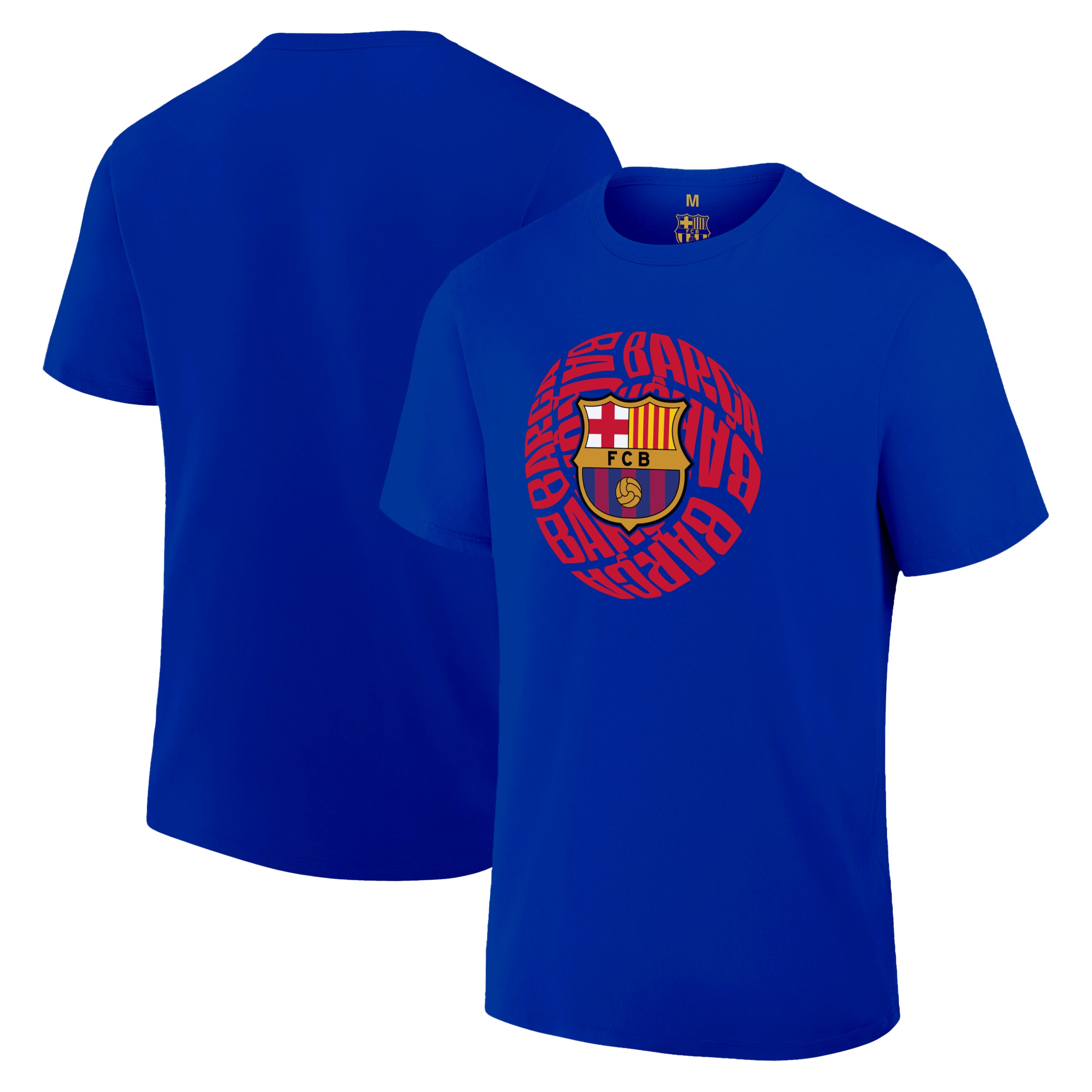 Blue Barcelona Shirt Front Back