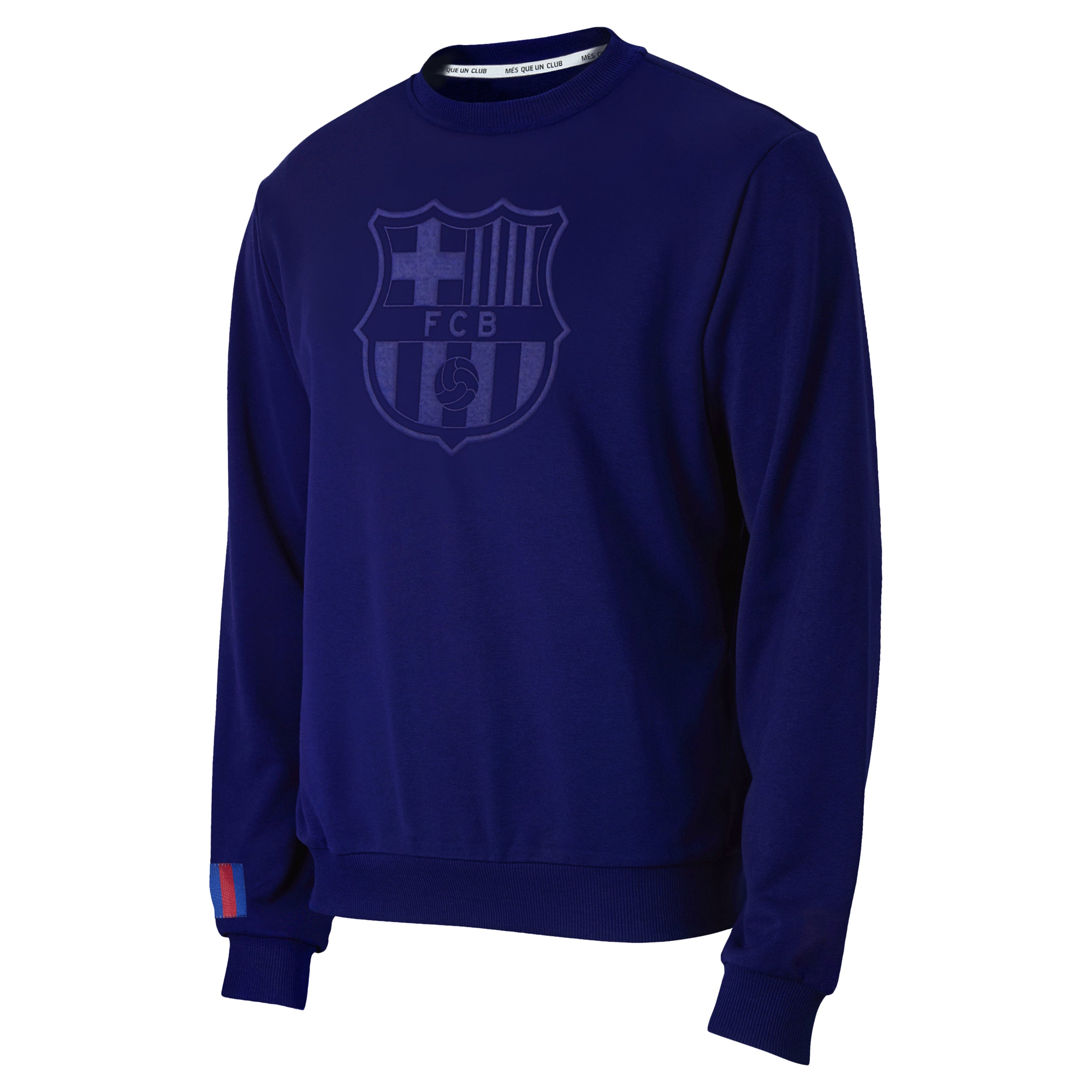 Barcelona Navy Crewneck Front