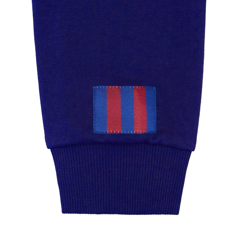 Barcelona Navy Crewneck Detail 2