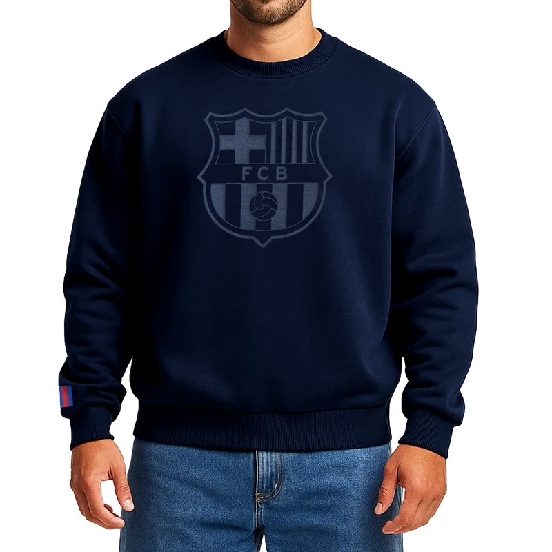 Barcelona Blue Crewneck Model