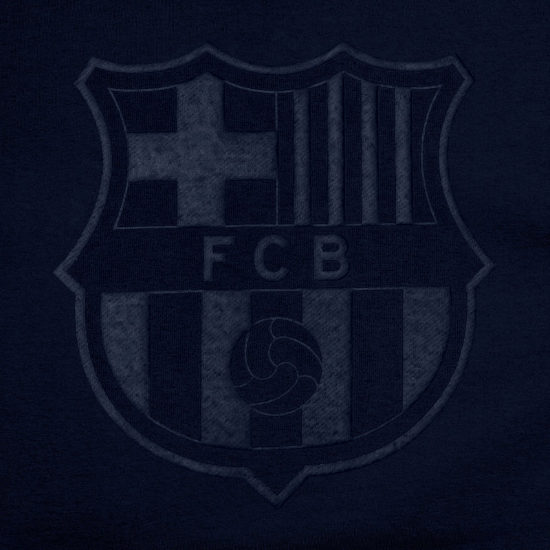 Barcelona Blue Crewneck Detail 2