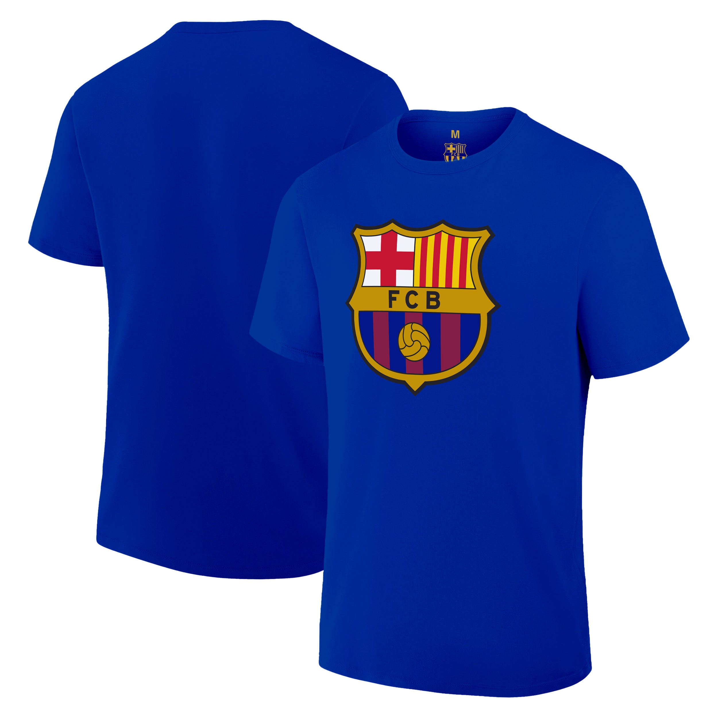 Blue Barcelona Shirt Front Back