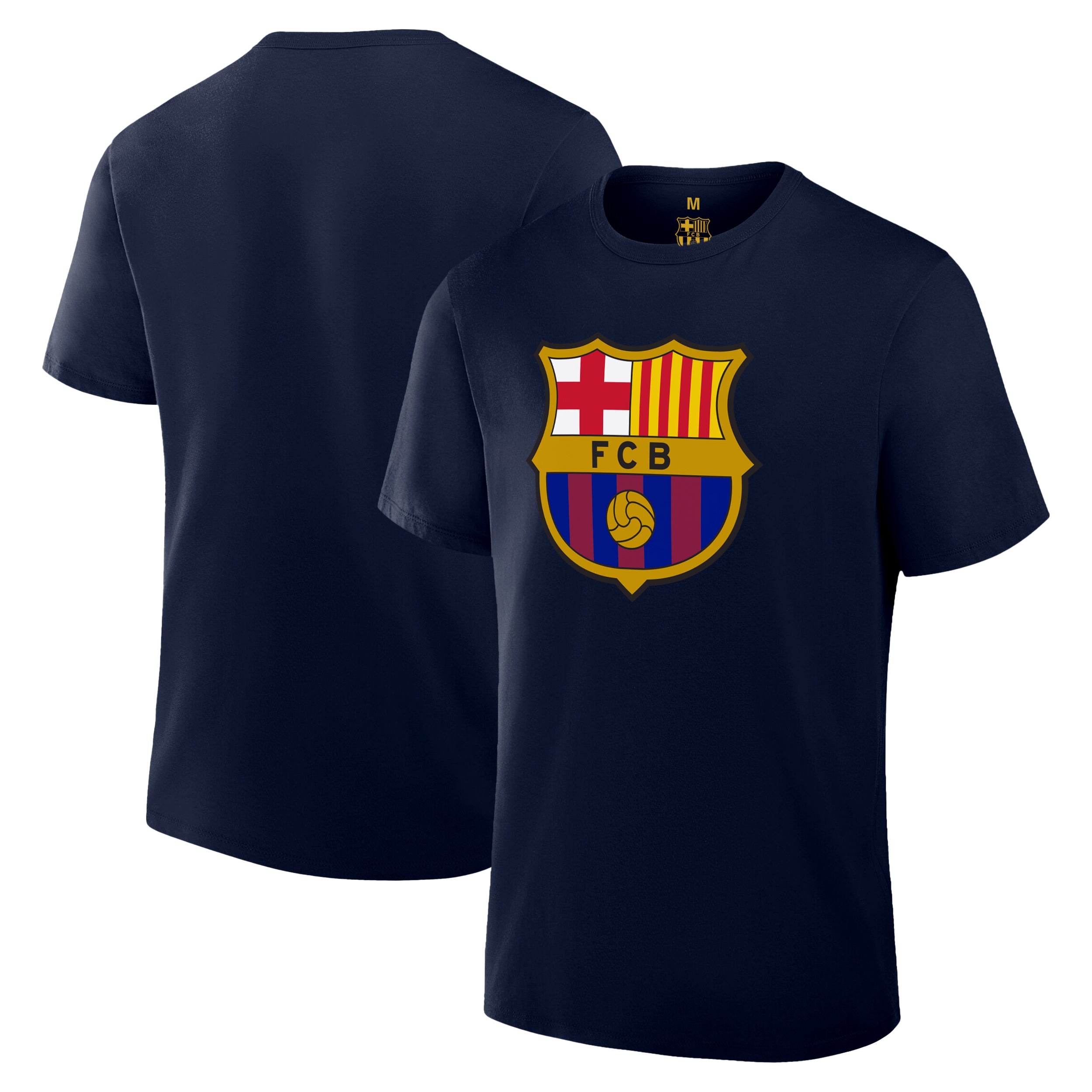 Navy Barcelona Shirt Front Back