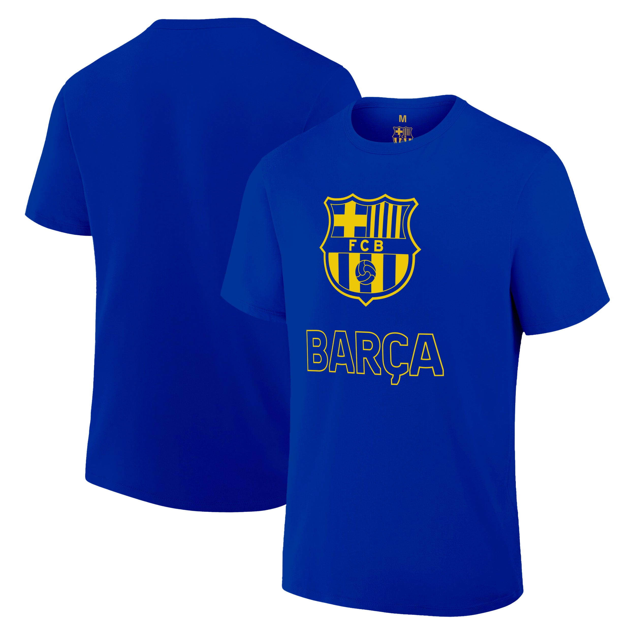 Blue Barcelona Shirt Front Back