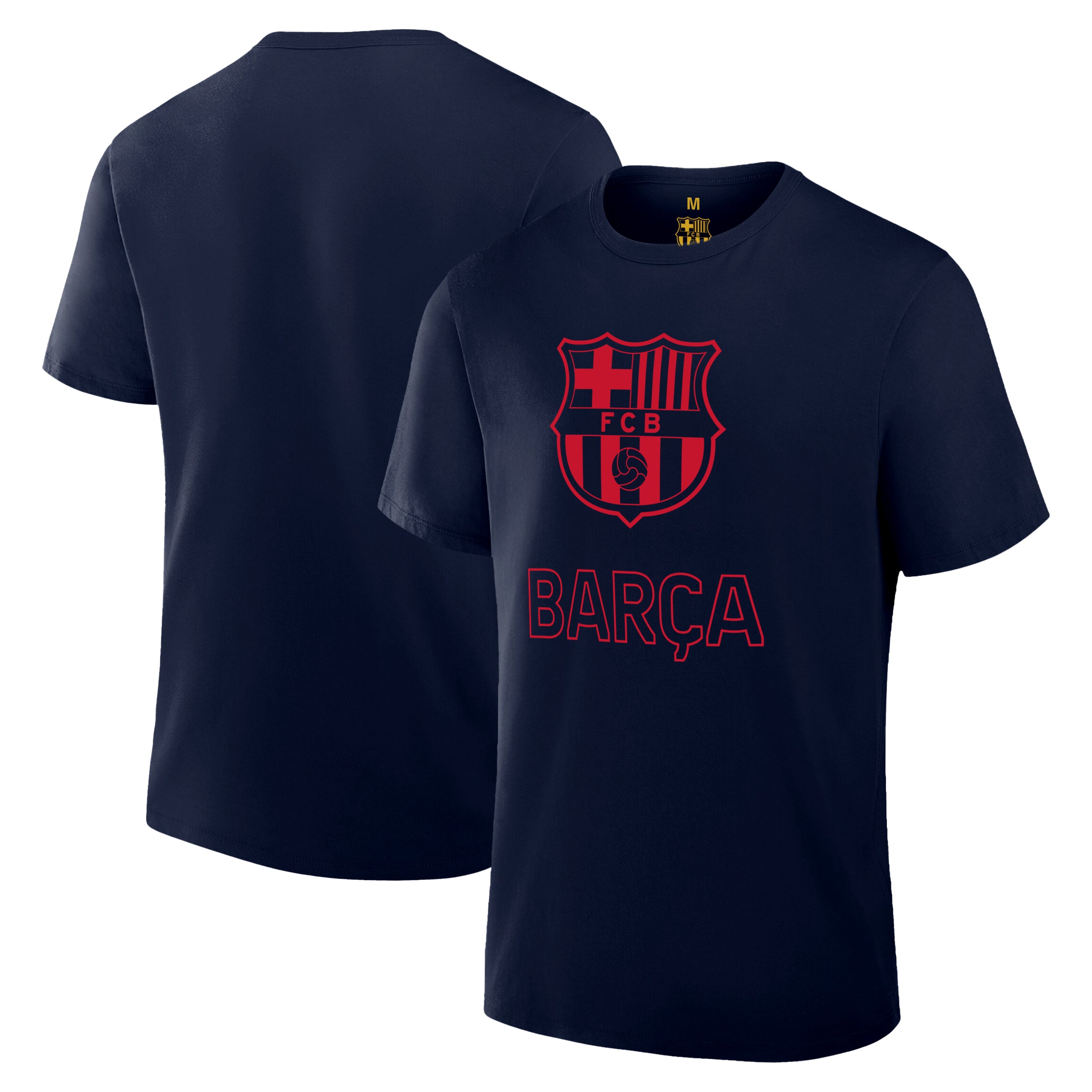 Navy Barcelona Shirt Front Back