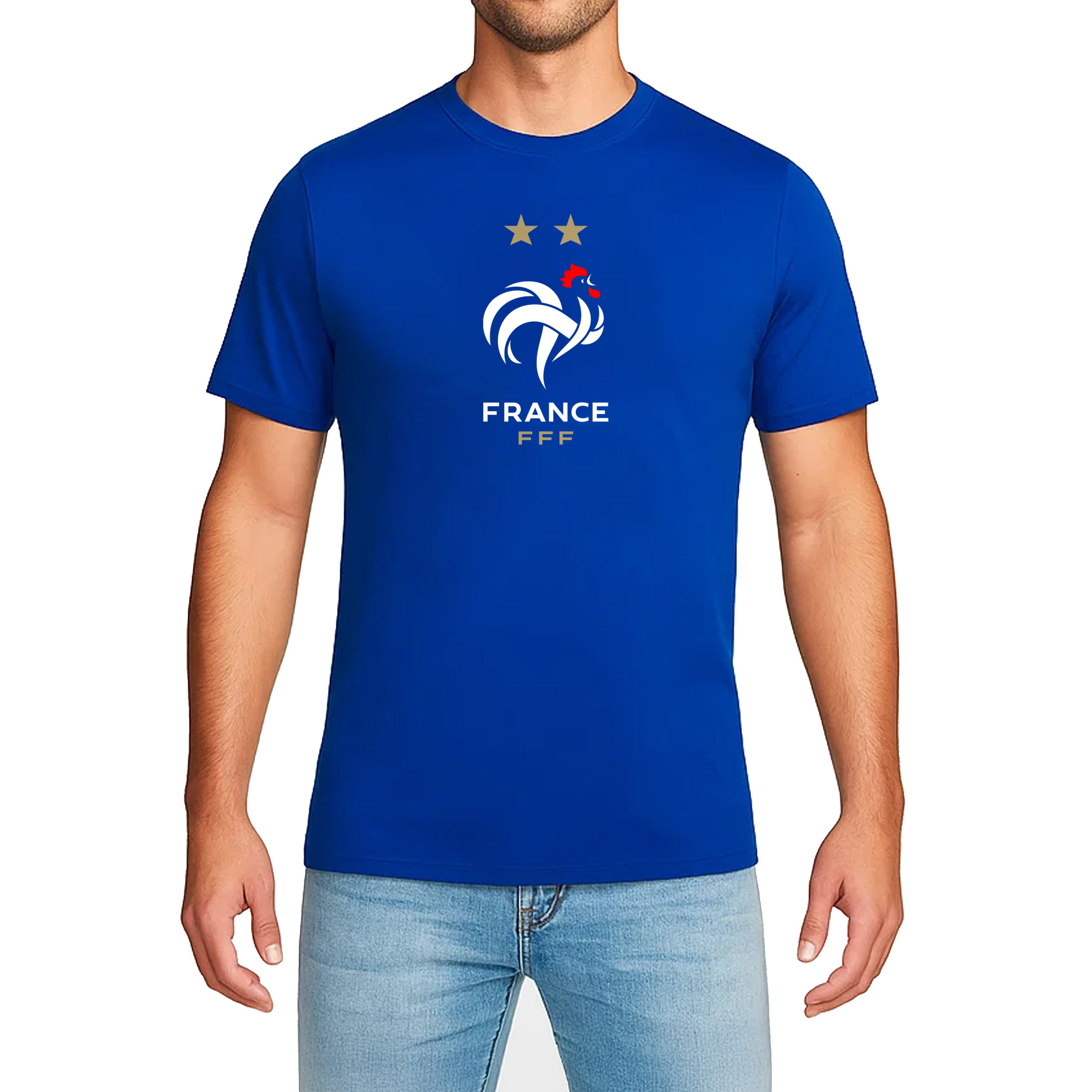 France Blue Shirt Model