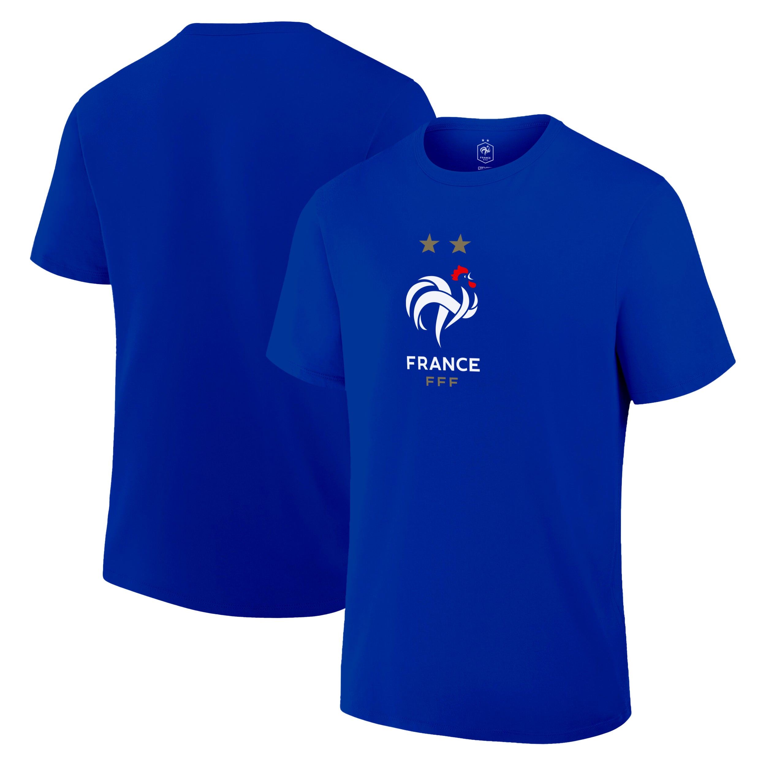 France Blue Shirt Front Back