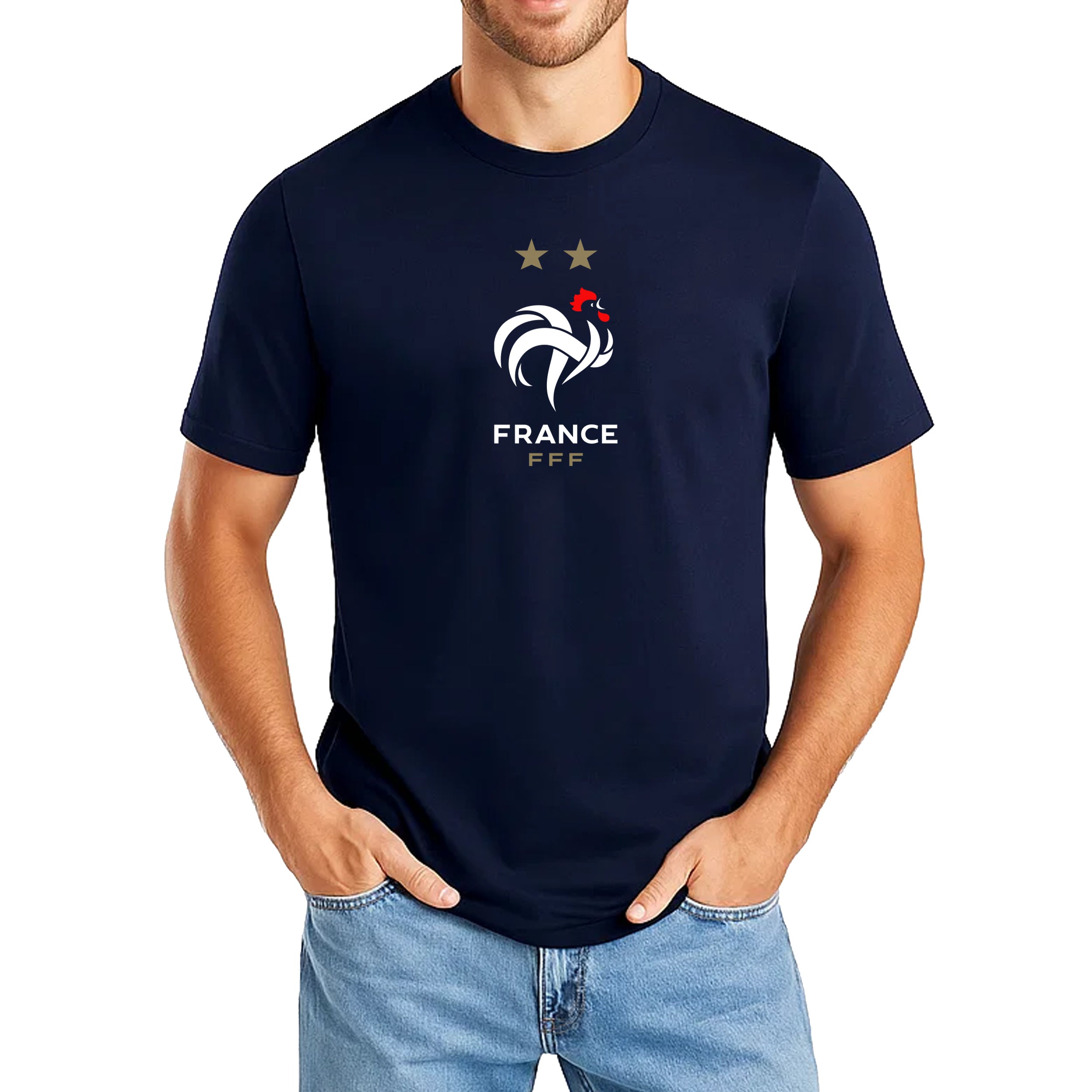 France Navy Shirt Model