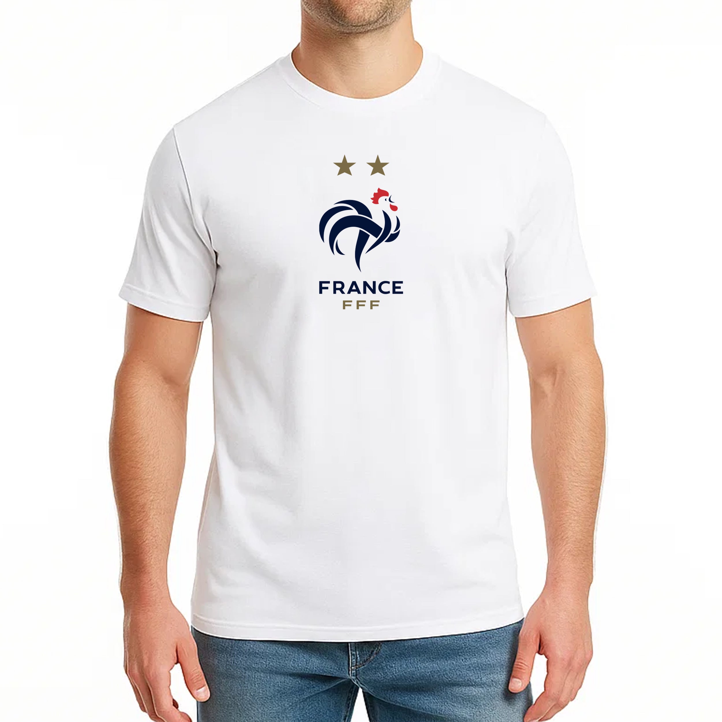 France White Shirt Model