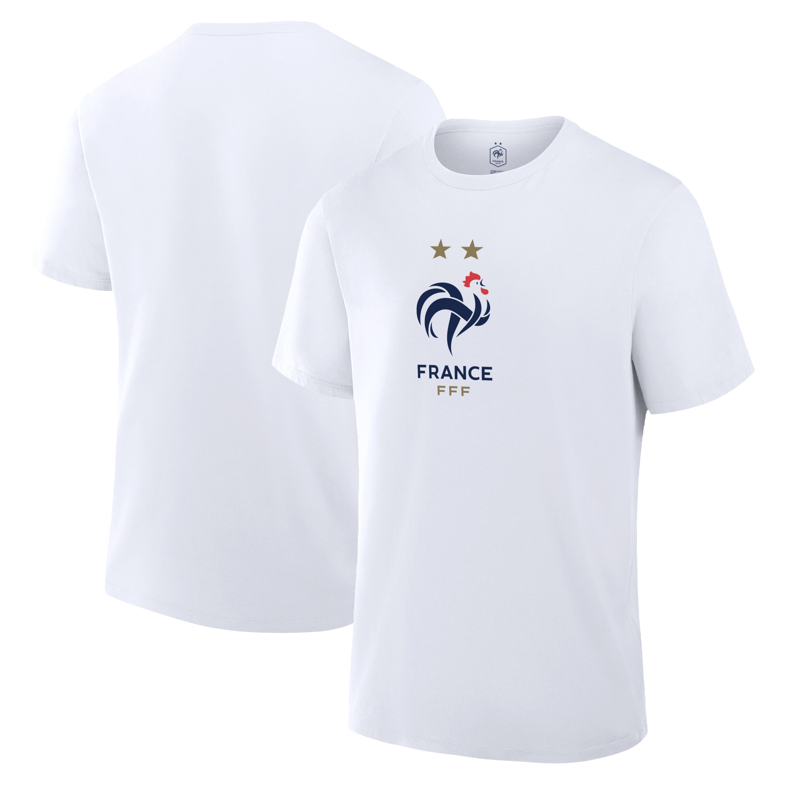 France White Shirt Front Back
