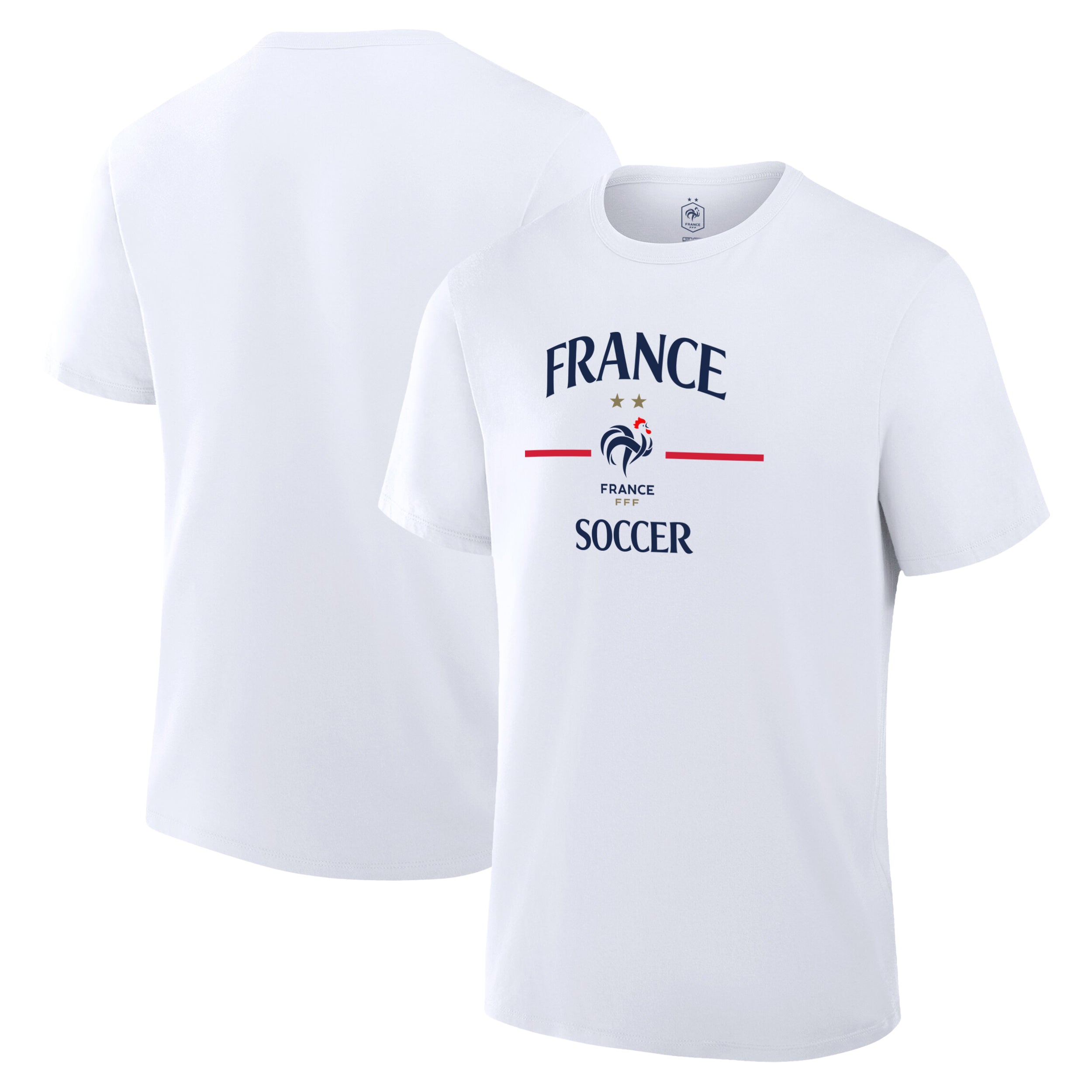 France White Shirt Front Back
