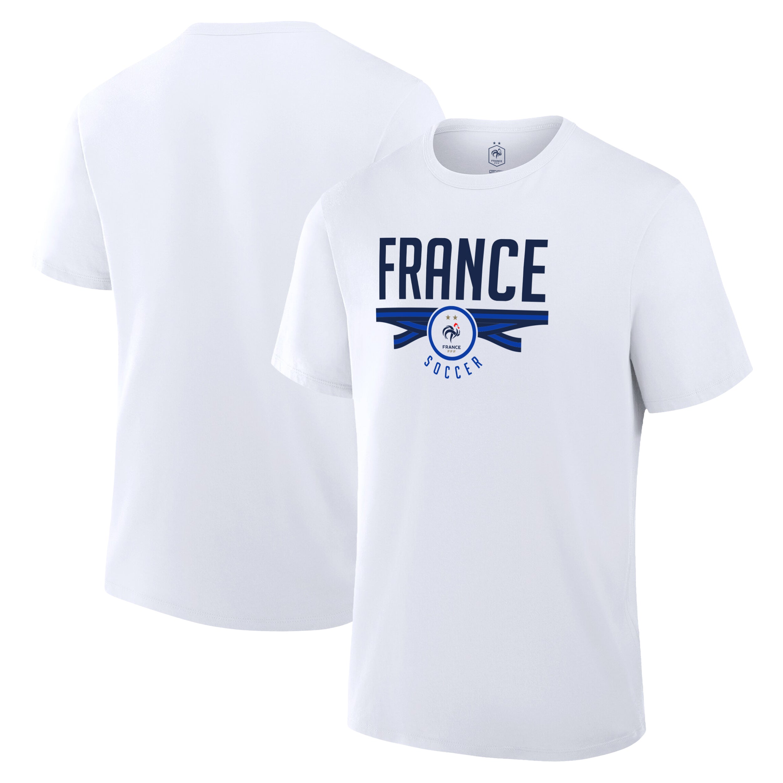 France White Shirt Front Back