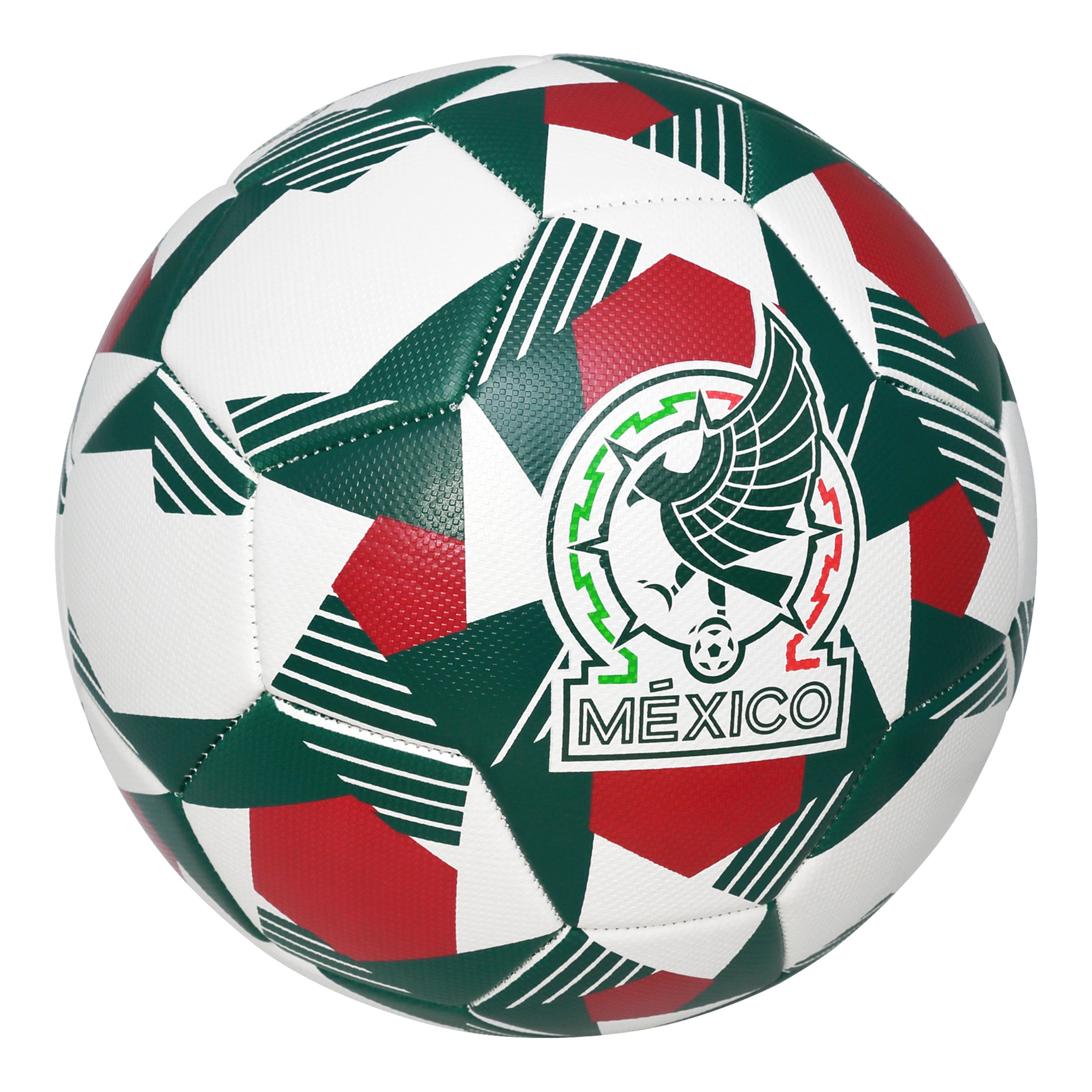 Mexico White Soccer Ball Side 2
