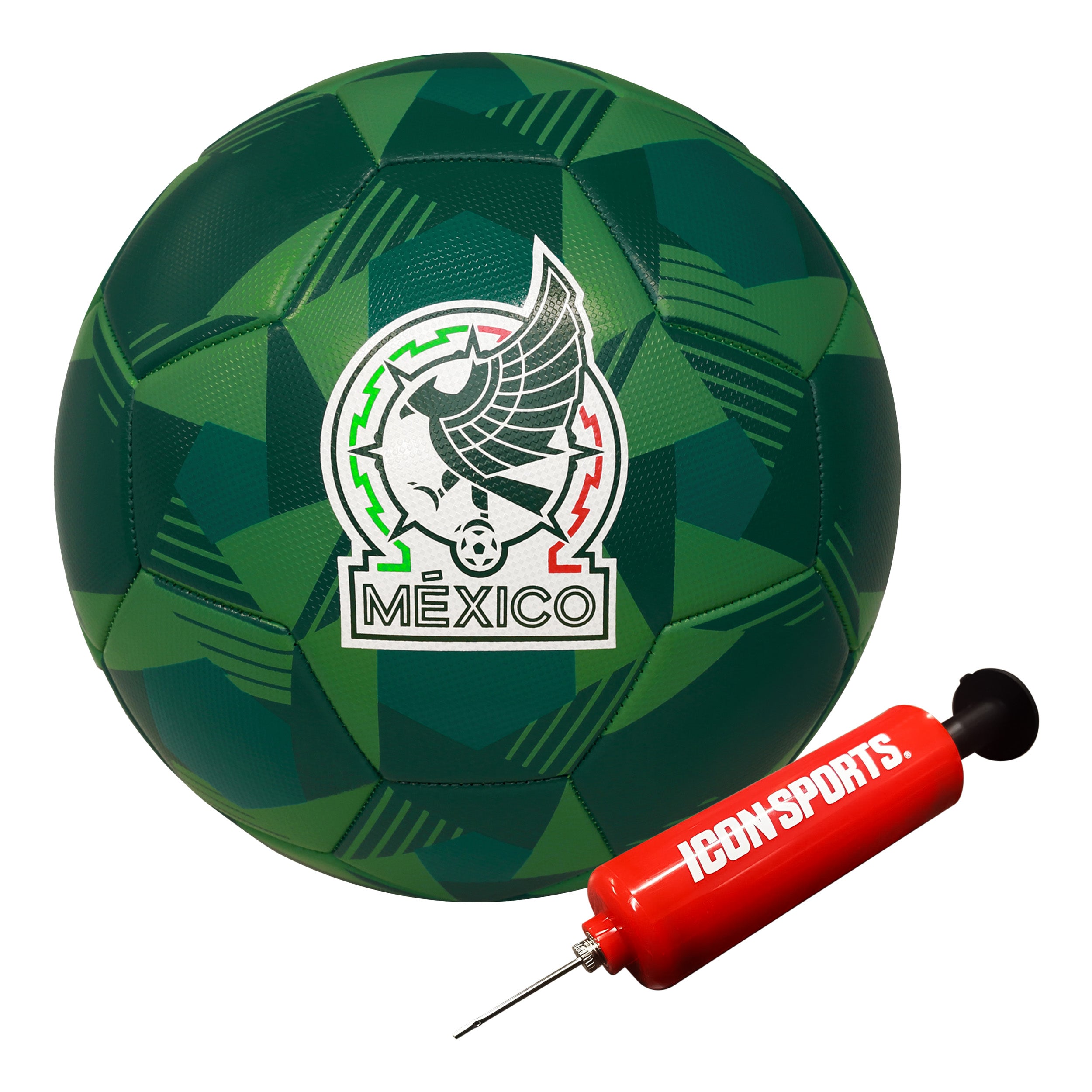 Mexico Green Soccer Ball Side 1