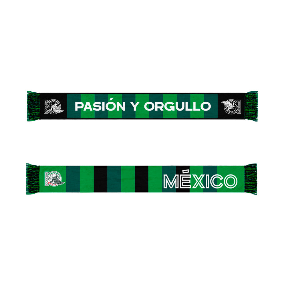 Mexico National Team Stripes Reversible Fan Scarf