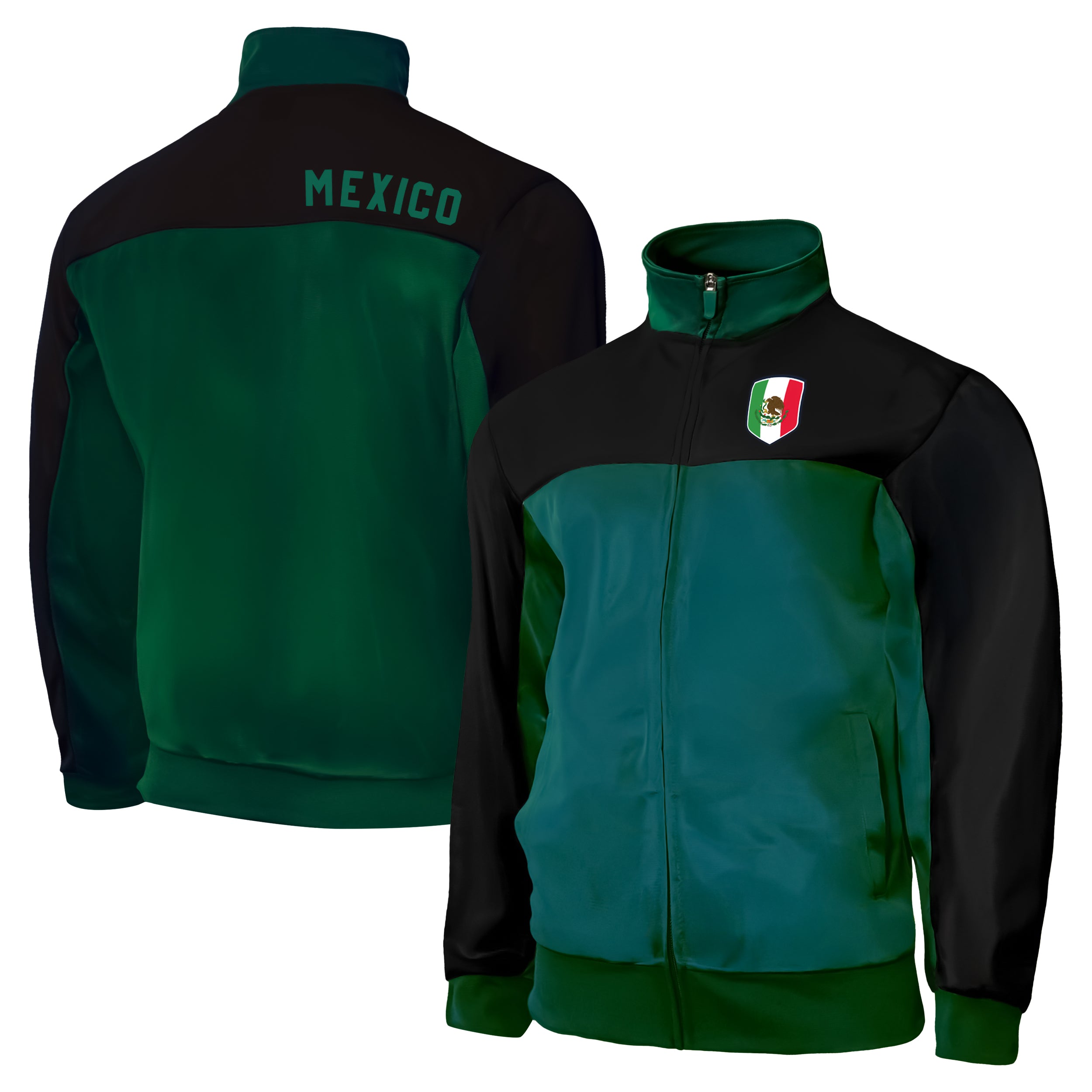 Mexico Track Jacket Front Back