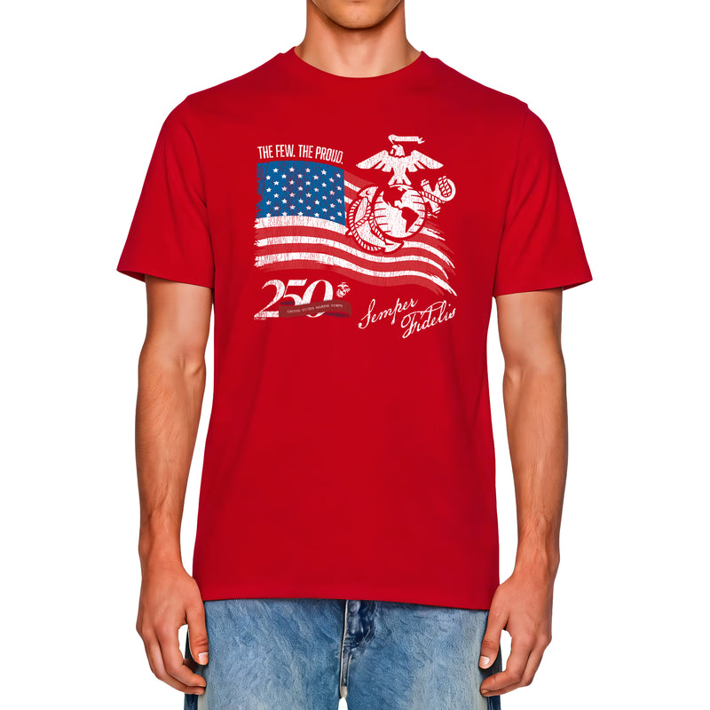 US Marines Cotton T-Shirt - MAR789CT