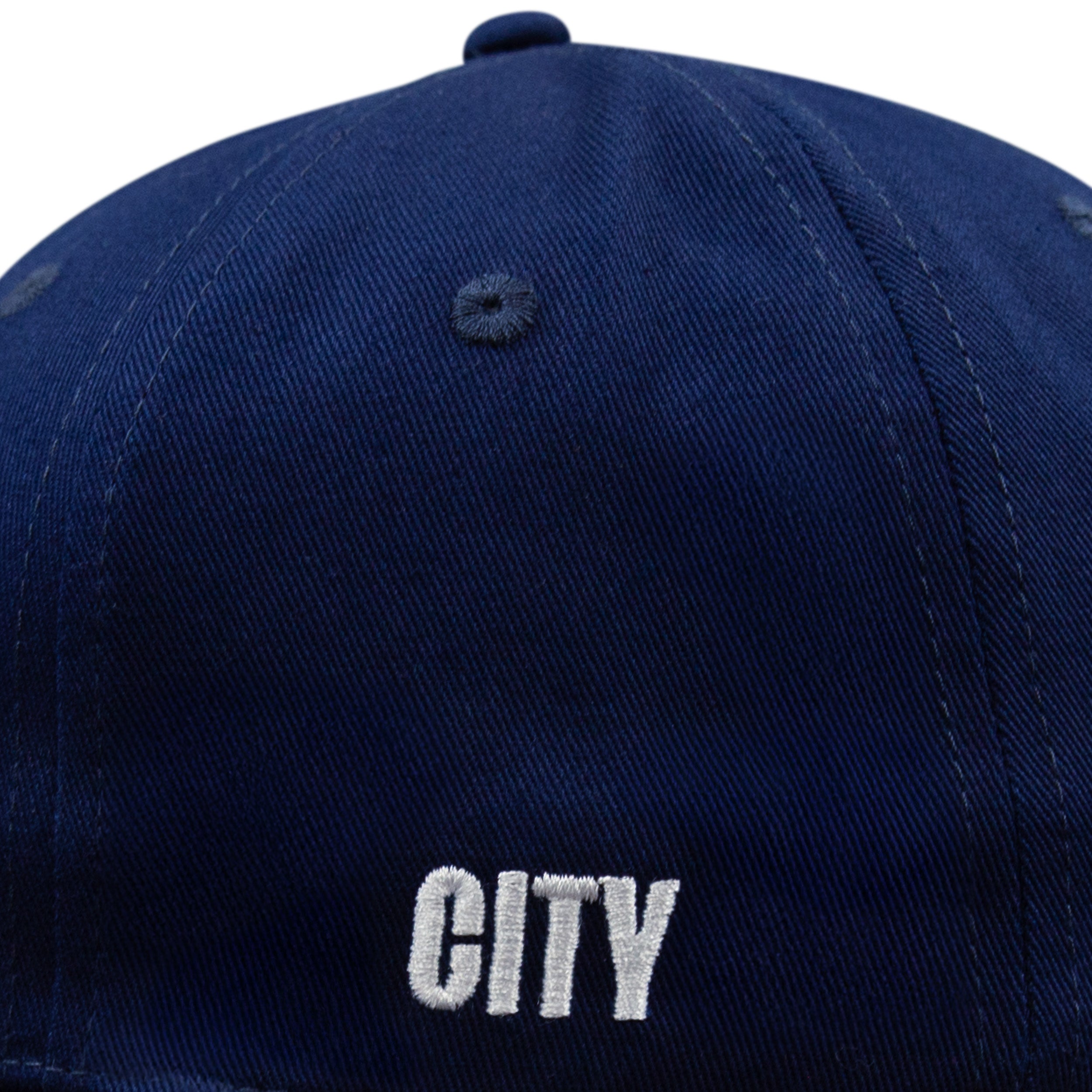 Manchester City Navy Cap Detail 2