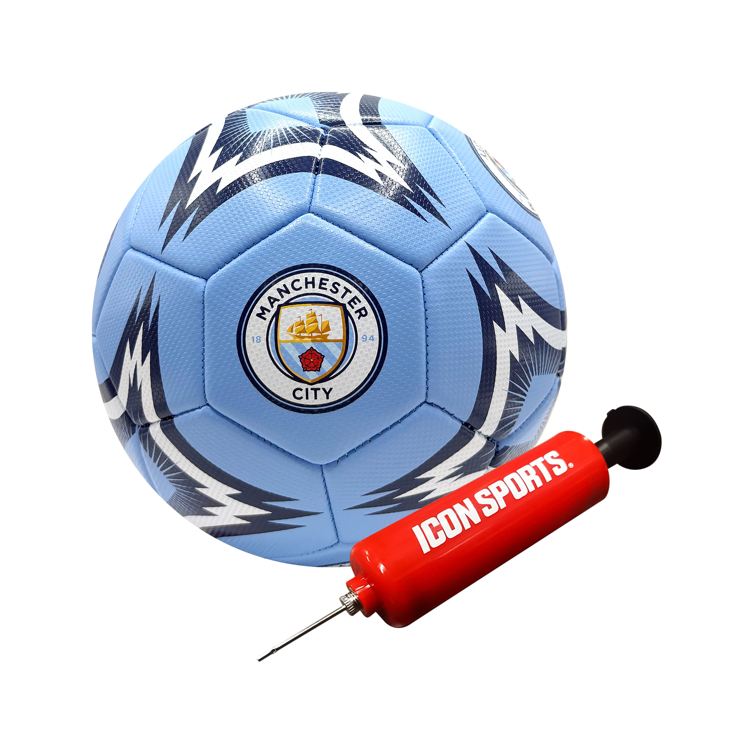 Manchester City Soccer Ball Side 1