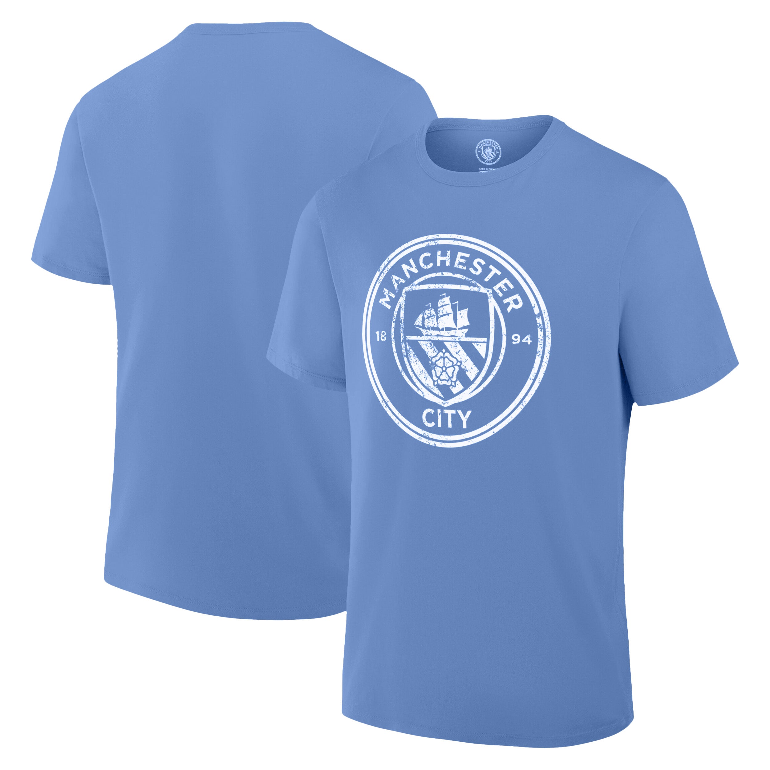 Manchester City FC Ultimate Fan Pack: Soccer Ball, Scarf, Shirts & Jacket 5-Piece Value Set - Unisex Adult - MCUFP-SP-2