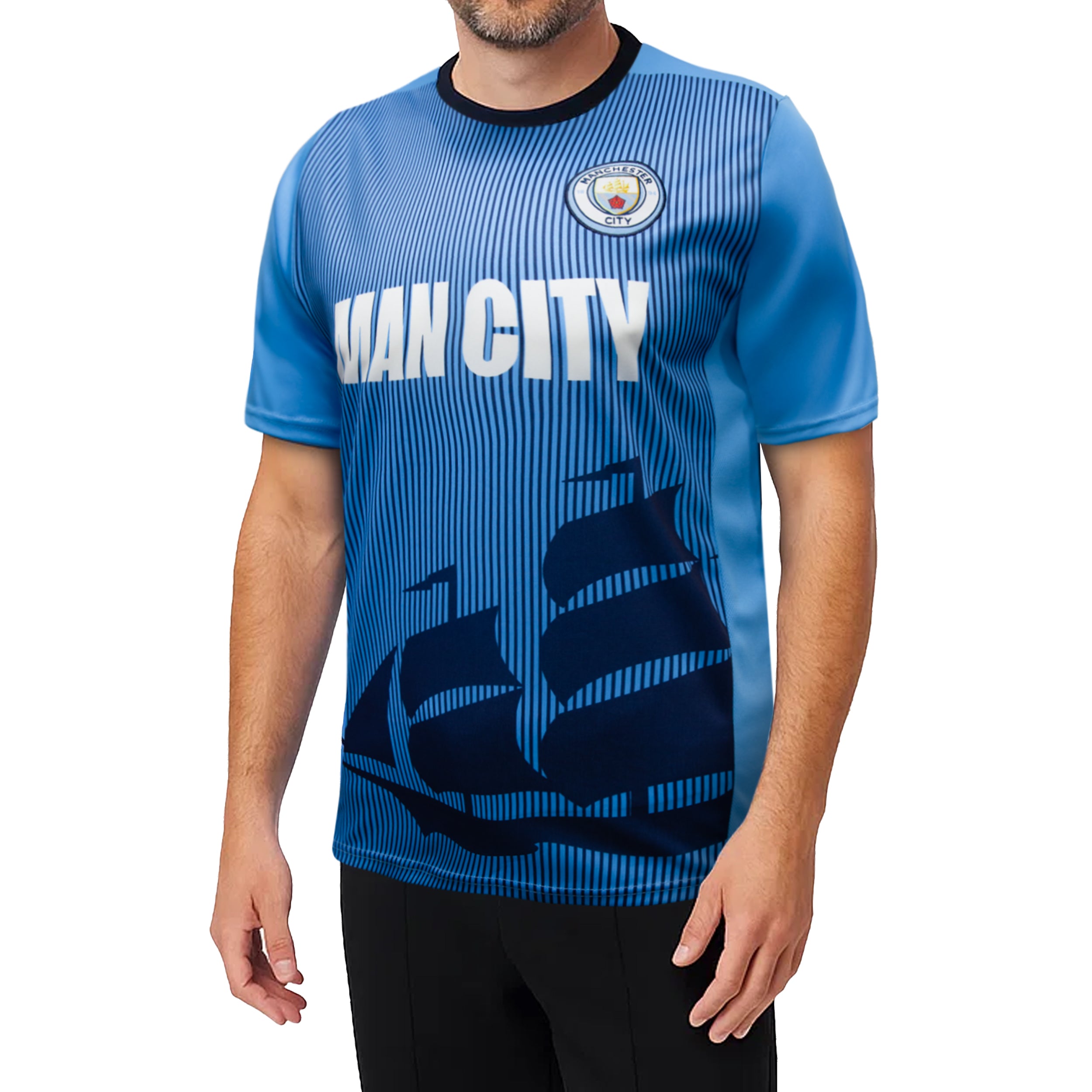 Manchester City Shirt Light Blue Model