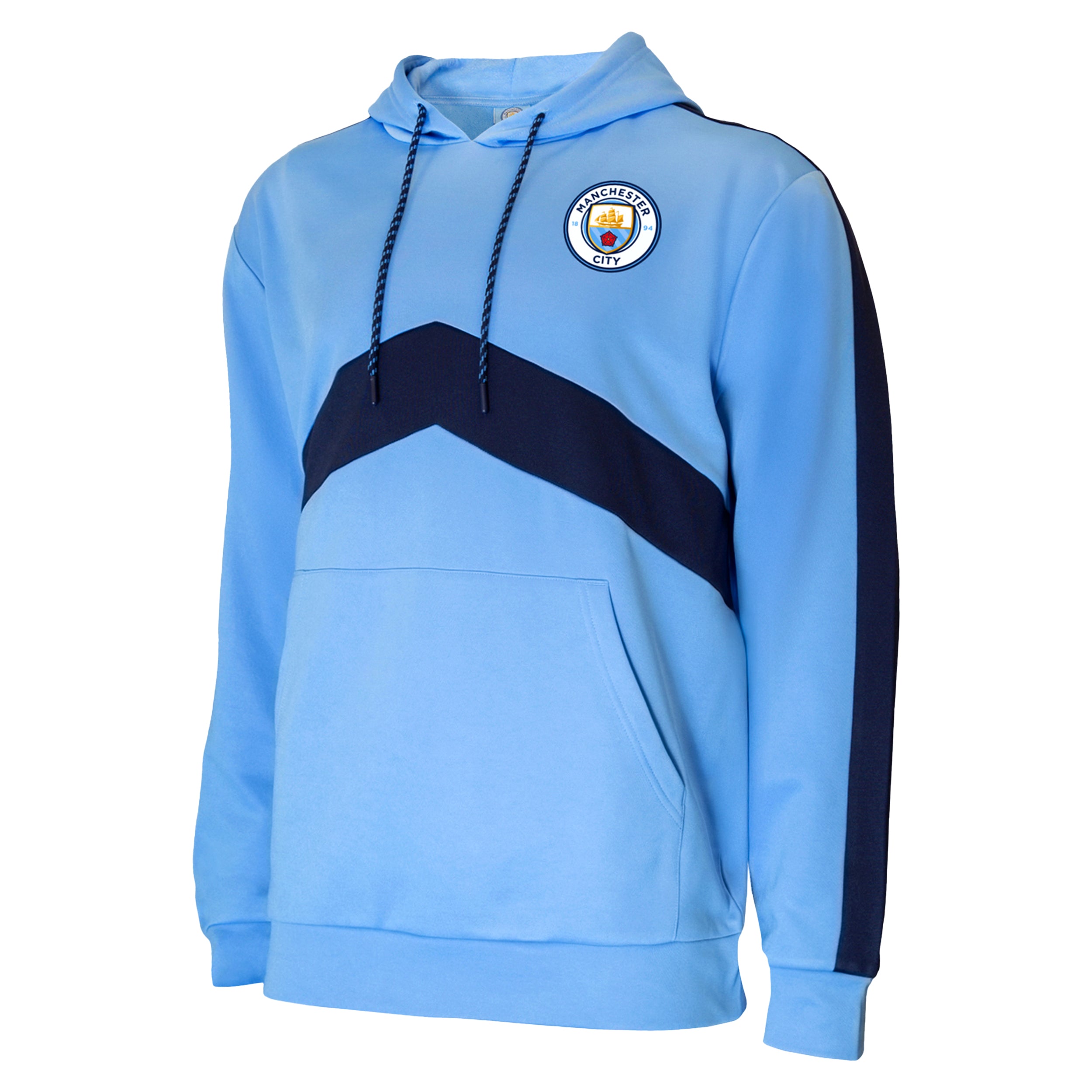 Manchester City Light Blue Hoodie Side 3