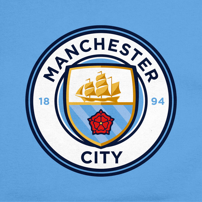 Manchester City Light Blue Hoodie Detail 2