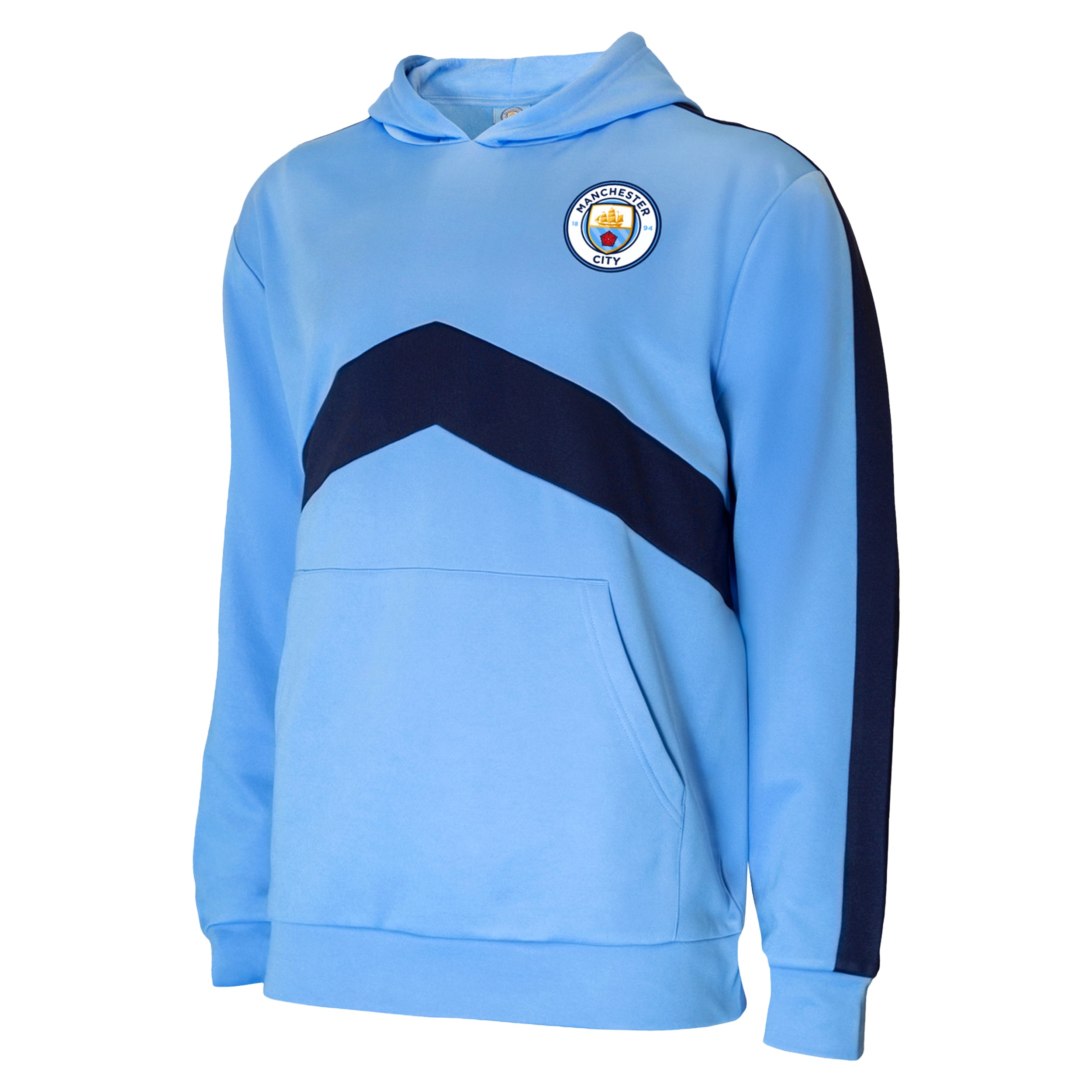 Manchester City Light Blue Hoodie Side 3